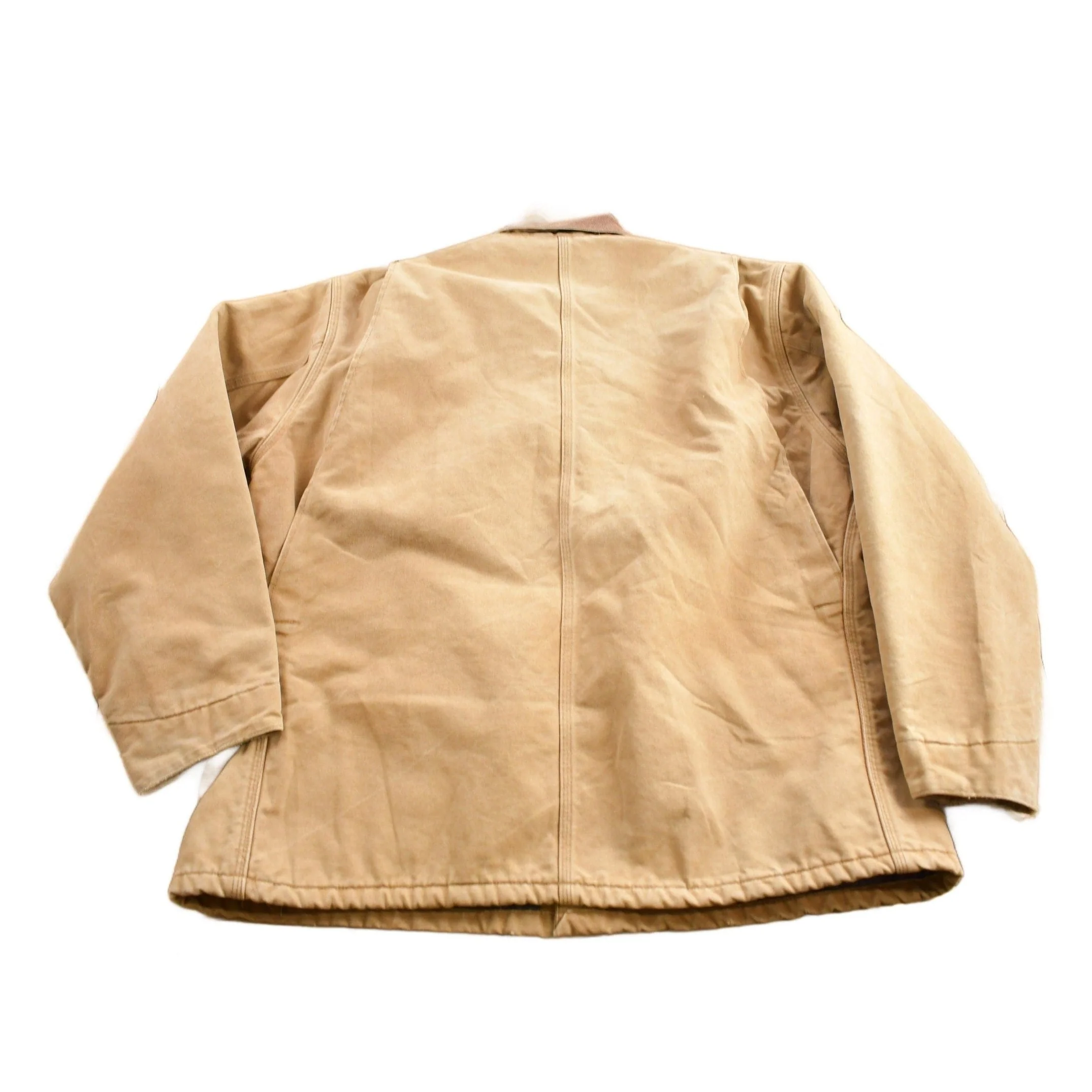 Vintage 1980s Carhartt Blanket Lined Chore Coat Men's 3XL - Image 2