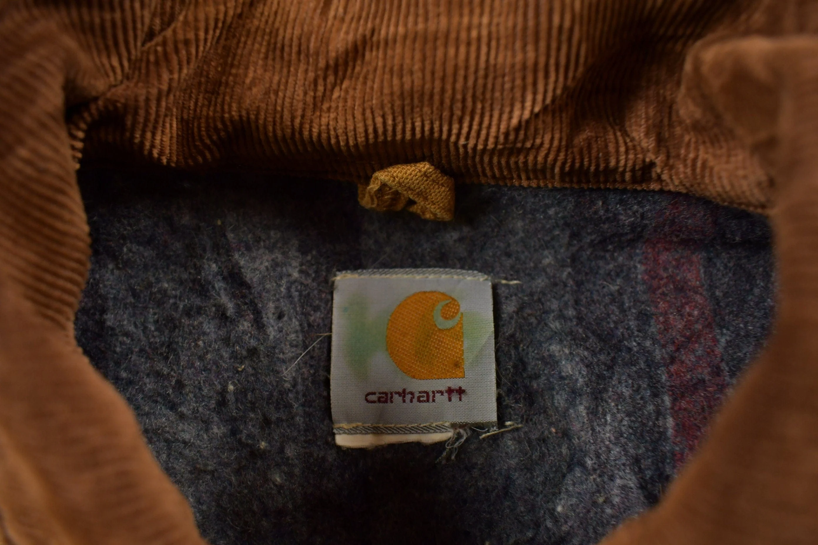 Vintage 1980s Carhartt Blanket Lined Chore Coat Men's XL - Image 6