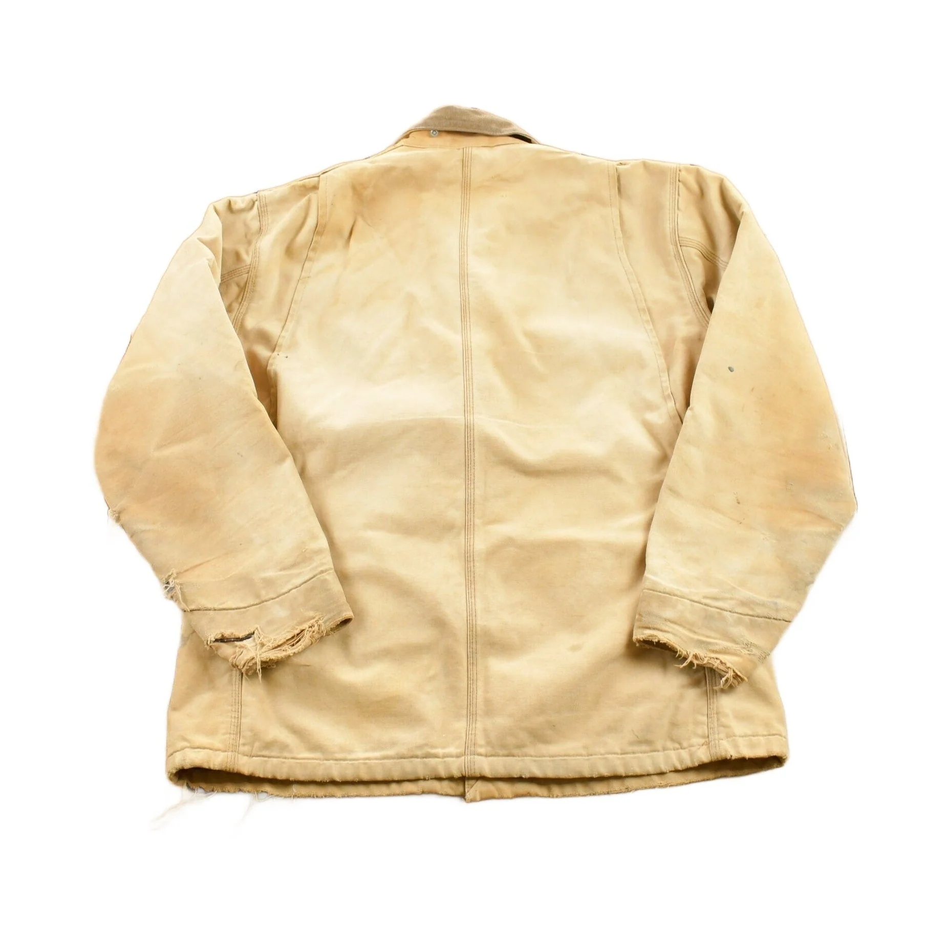 Vintage 1980s Carhartt Blanket Lined Chore Jacket Men's Large - Image 2