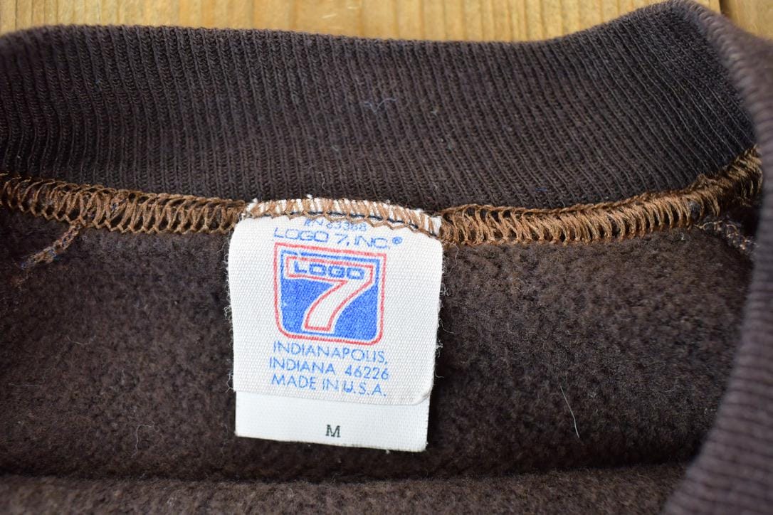 Vintage 1980s Cleveland Browns NFL Crewneck Sweatshirt Men's M - Image 5