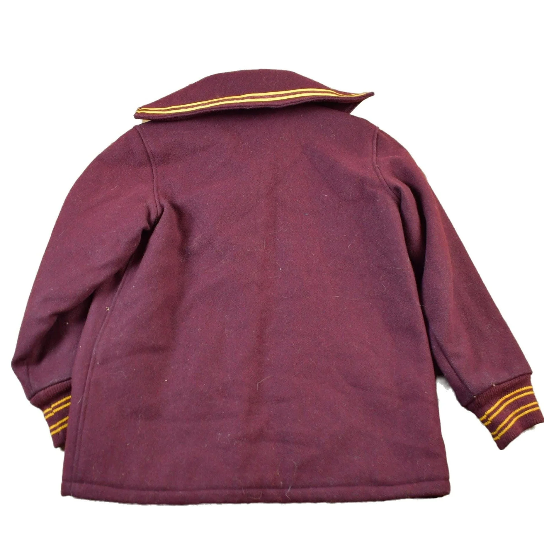 Vintage 1980s Collegiate Wool Varsity Jacket Men's S - Image 2