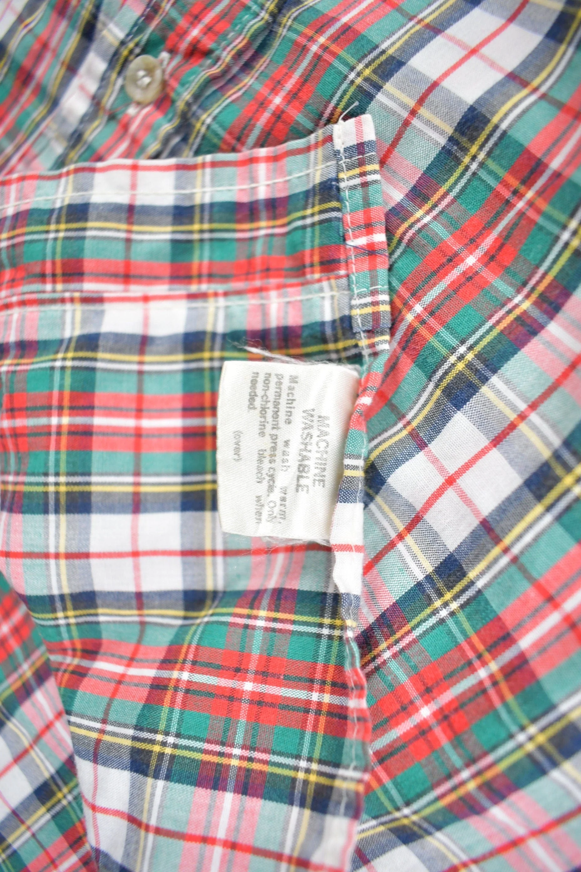 Vintage 1980s Country Traditional's By Pendleton Plaid Button Up Shirt Men's XL - Image 4