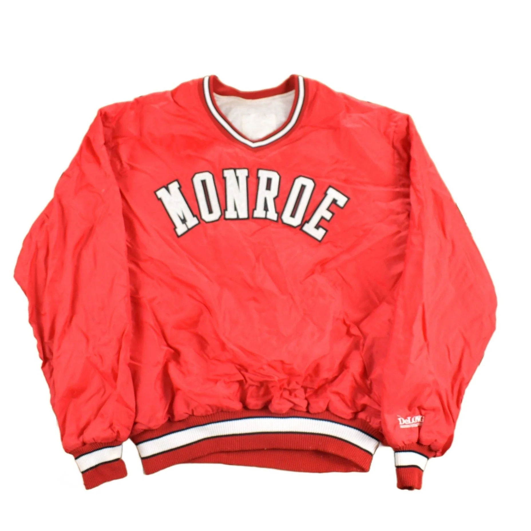 Vintage 1980s DeLong Monroe Pullover Windbreaker Jacket Men's XL