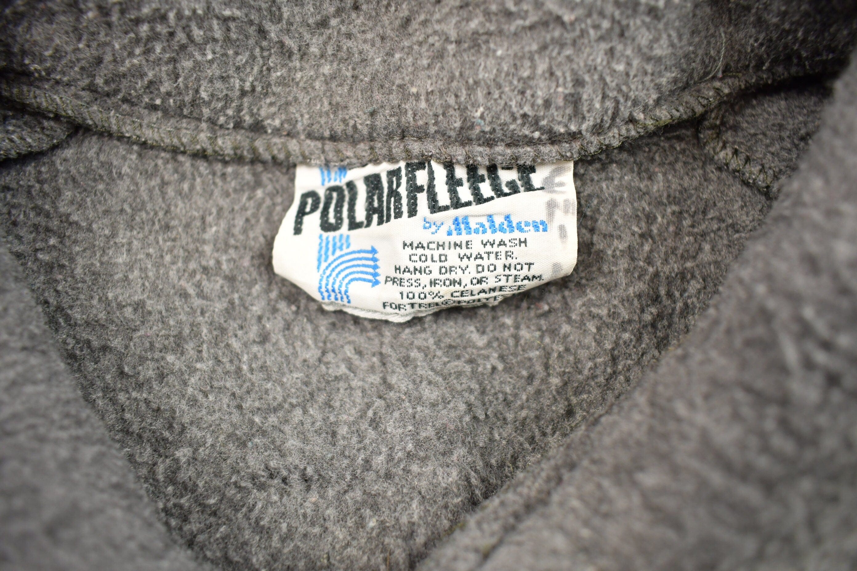 Vintage 1980s Denali Zip Up Polar Fleece Sweater Men's Large - Image 5