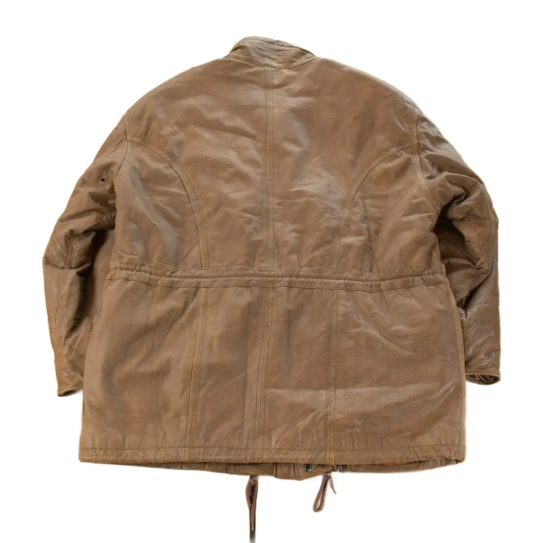 Vintage 1980s Don Camillo Leather Jacket Men's XL - Image 2