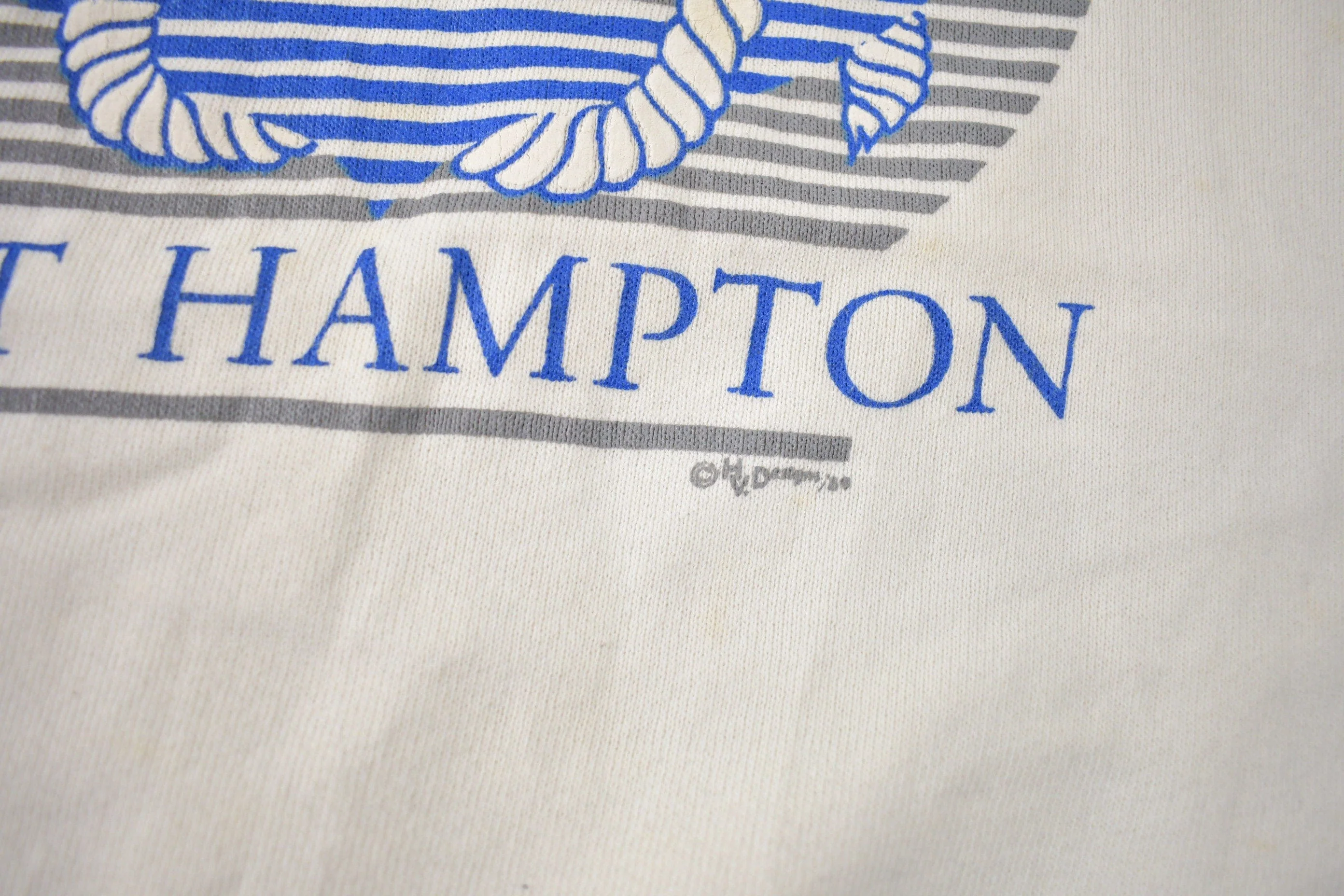 Vintage 1980s East Hampton Crewneck Men's Small - Image 3