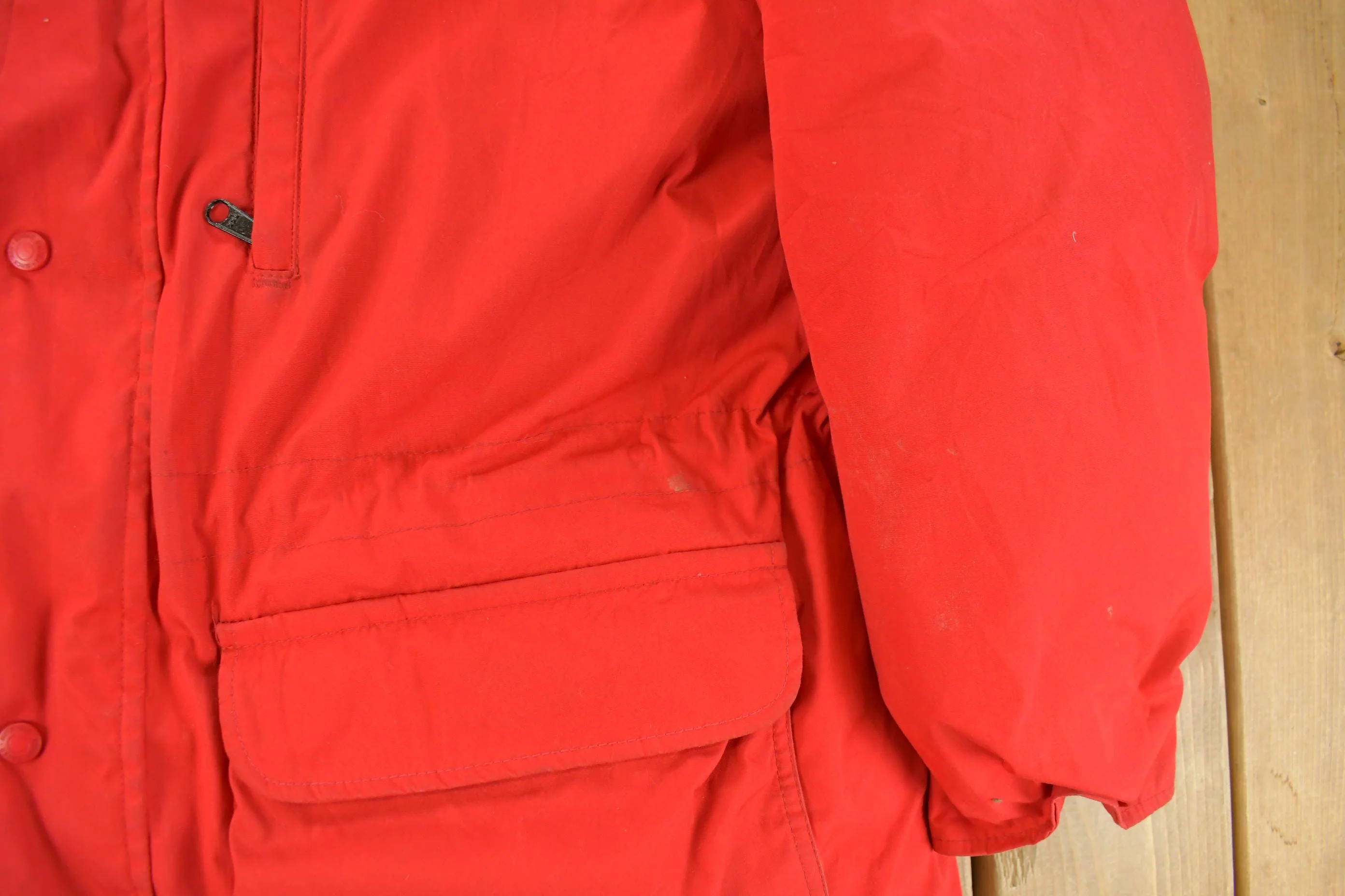 Vintage 1980s Eddie Bauer Goose Down Parka Jacket Men's XL - Image 4