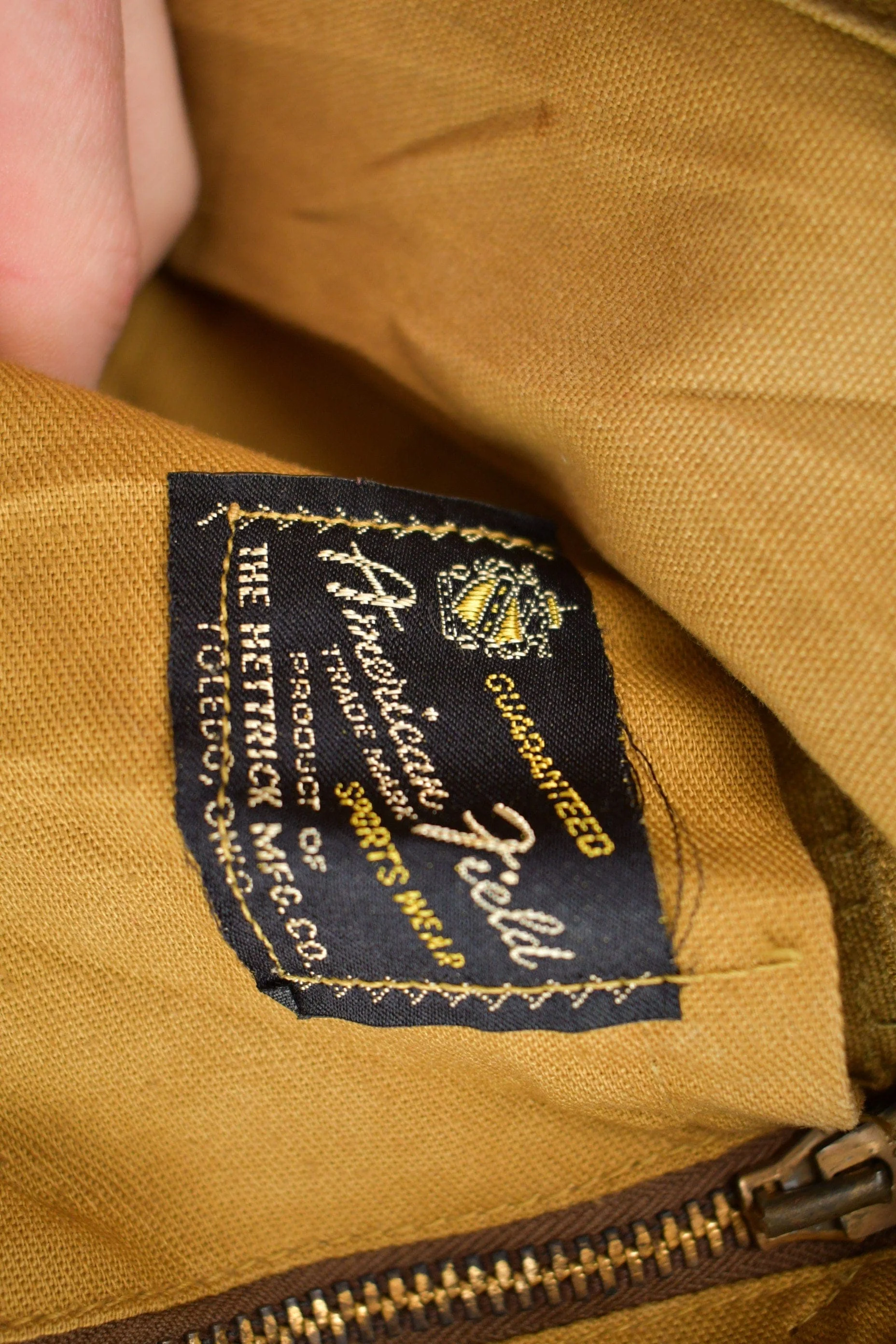 Vintage 1980s Field Canvas Jacket Men's Large - Image 4