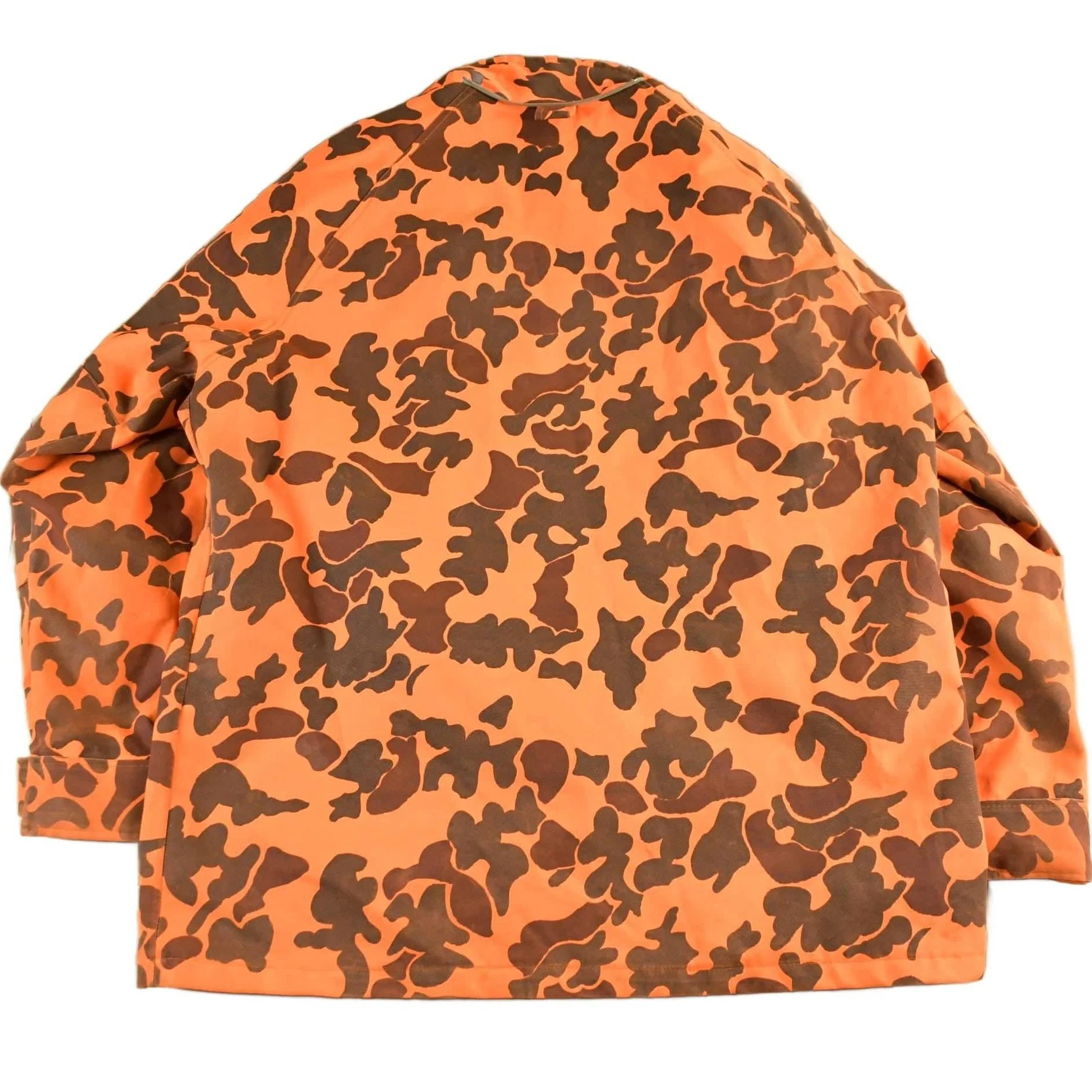 Vintage 1980s Fieldline Goretex Orange Camo Parka Jacket Men's XL - Image 2