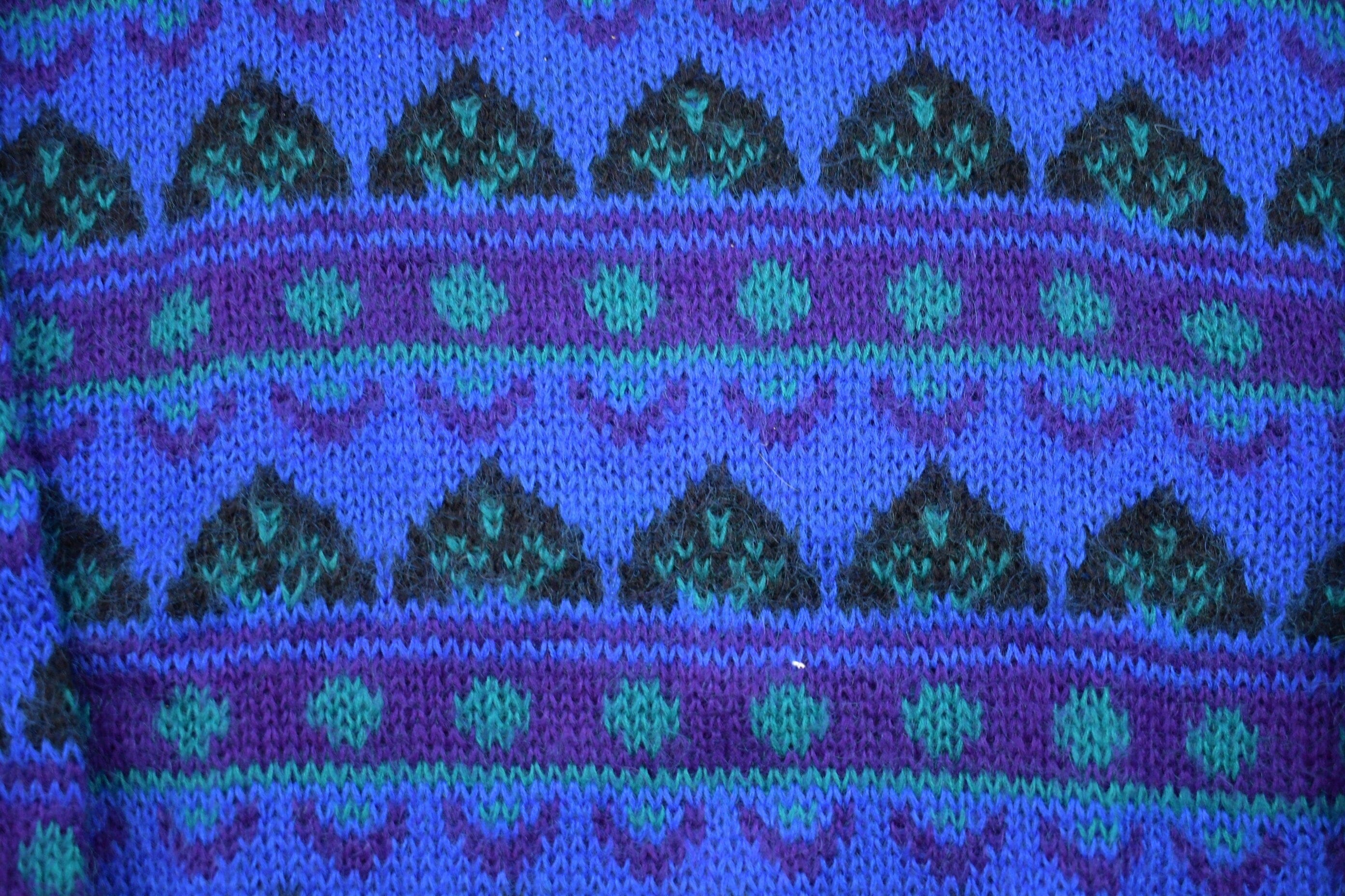 Vintage 1980s Gallagher Knitted SweaterMen's Medium - Image 3