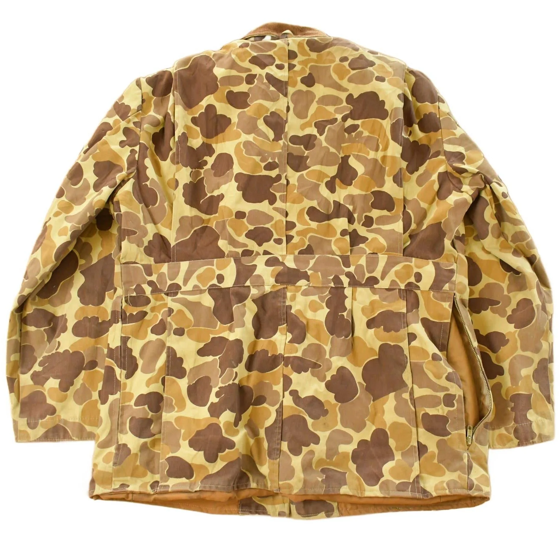 Vintage 1980s Game Winner Duck Camouflage Canvas Hunting Jacket Men's Medium - Image 2