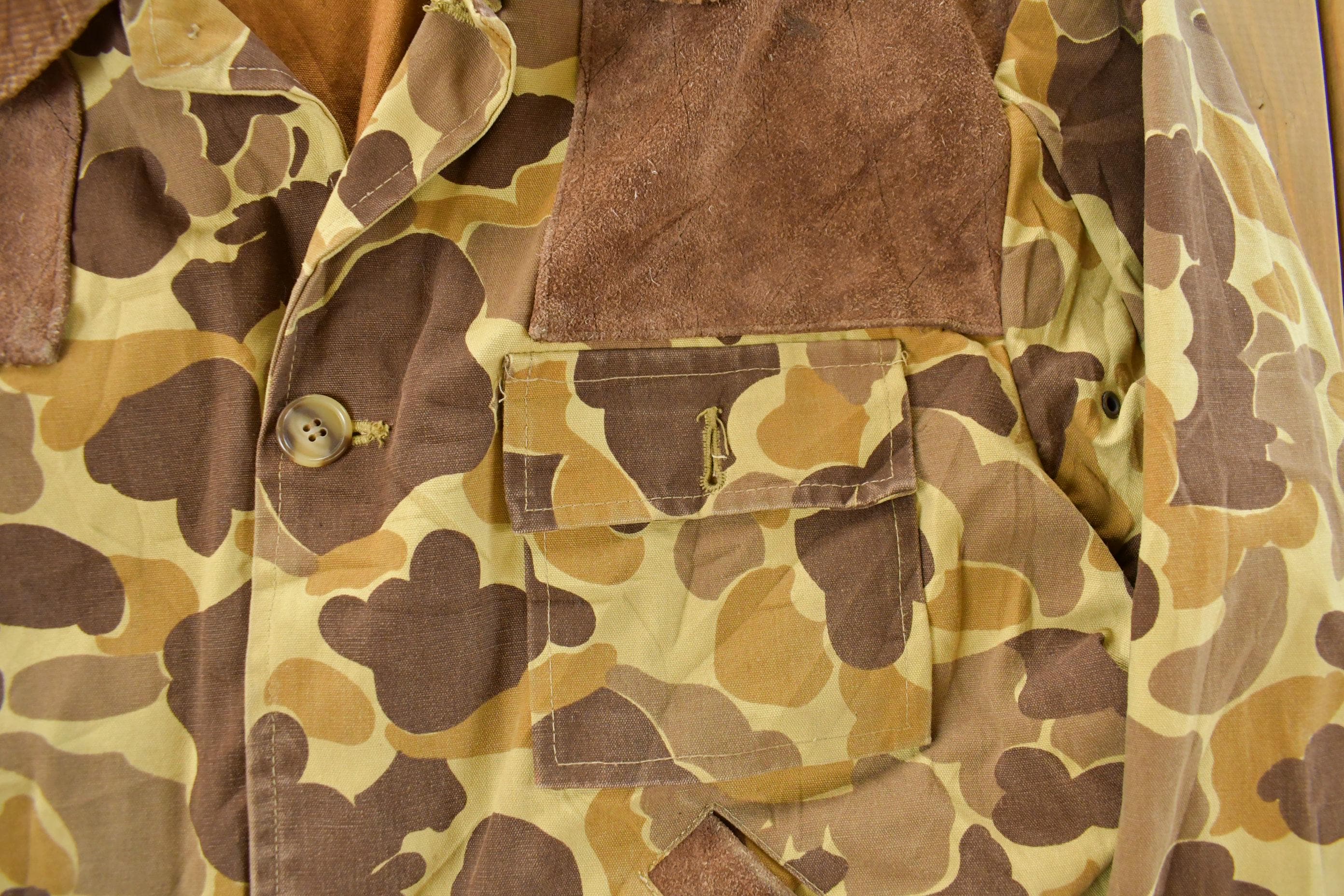 Vintage 1980s Game Winner Duck Camouflage Canvas Hunting Jacket Men's Medium - Image 4