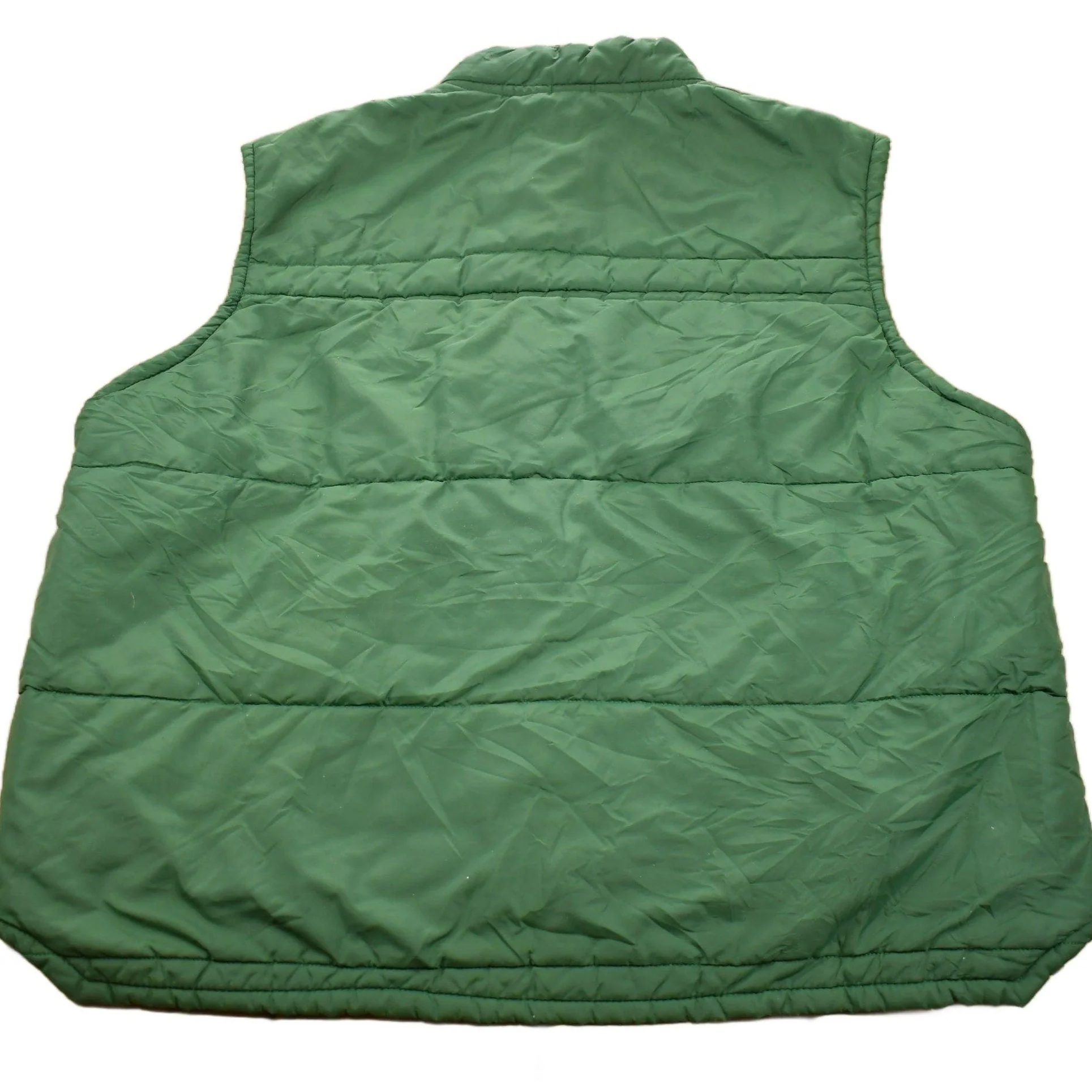 Vintage 1980s Green Dekalb Hunting Vest Men's Large - Image 2