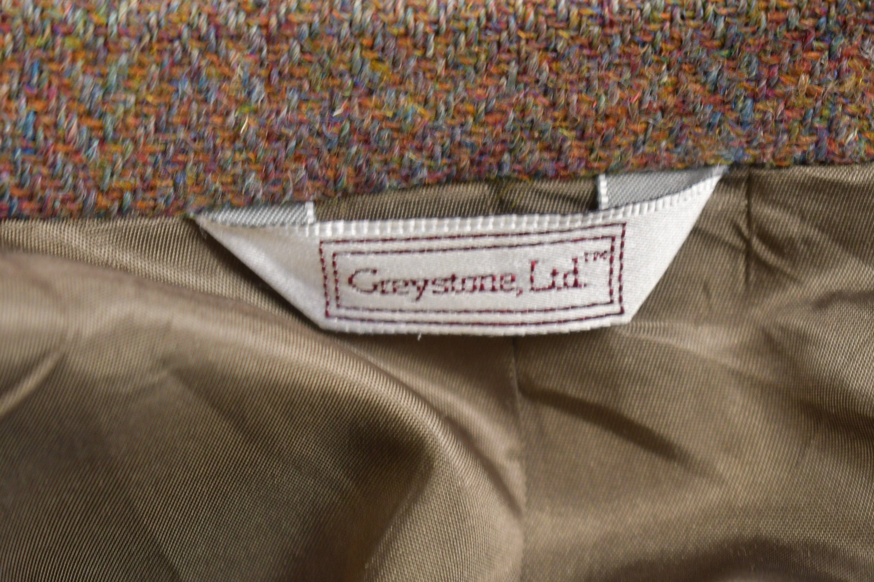 Vintage 1980s Harris Tweed 100% Pure Scottish Wool Blazer Jacket Men's XL - Image 5