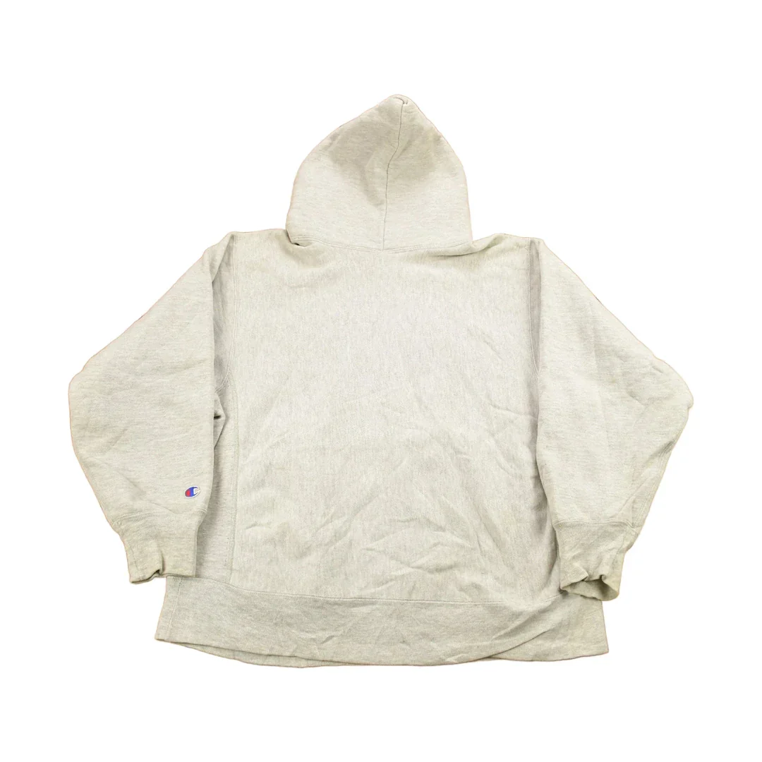 Vintage 1980s Harvard University Champion Reverse Weave Warmup Hoodie Men's Medium - Image 2