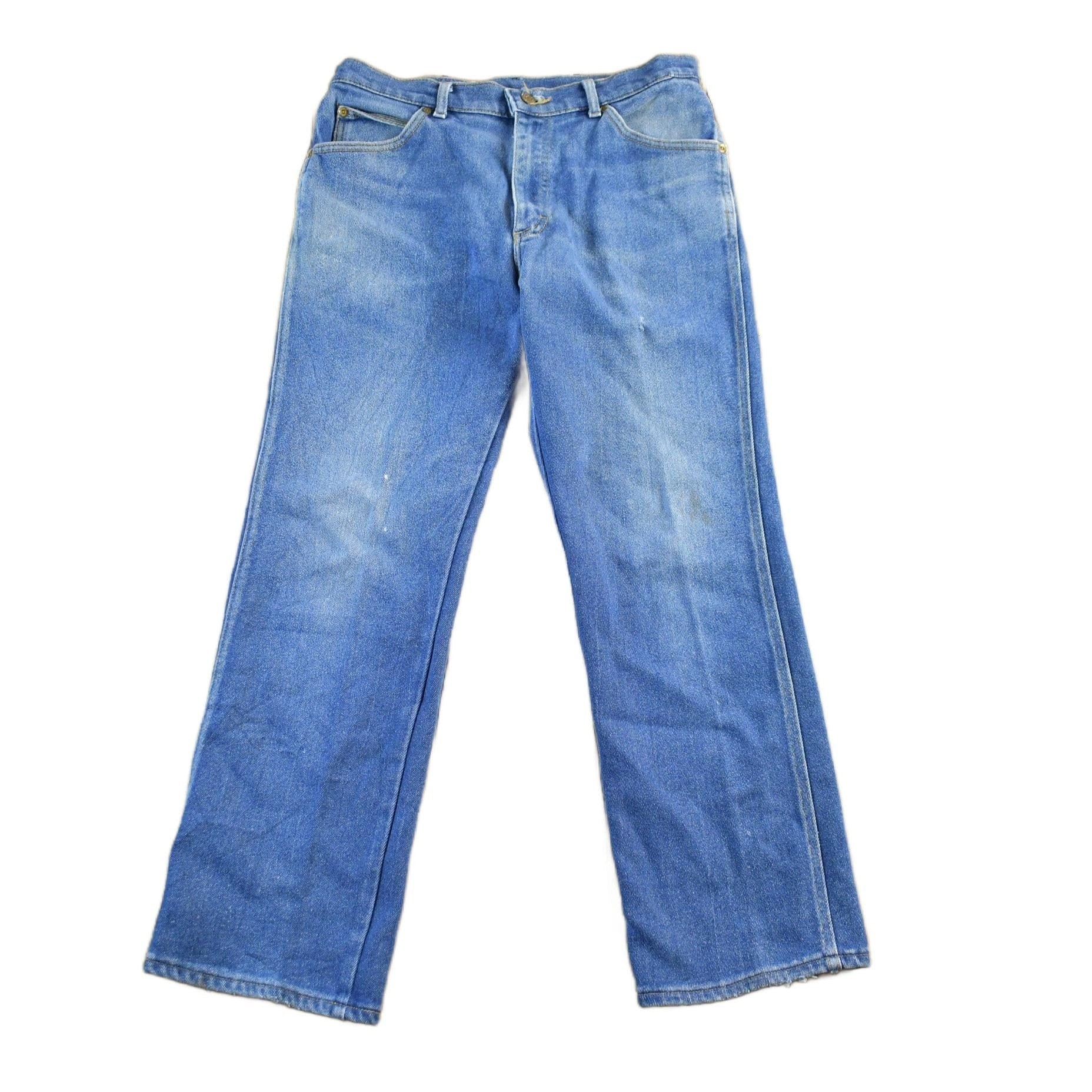 Vintage 1980s Lee Distressed Denim Jeans Men's 31 x 27.5