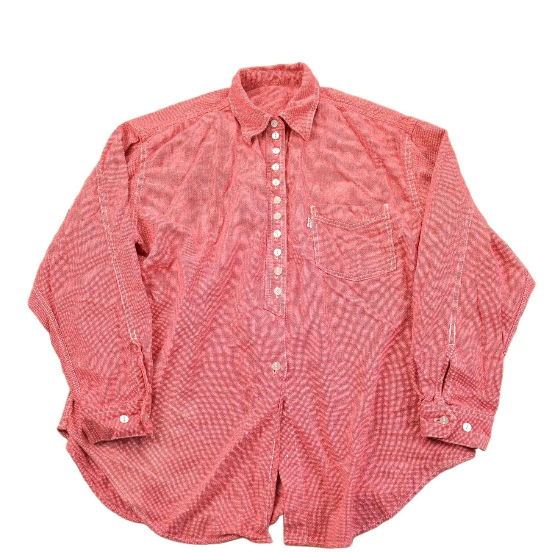 Vintage 1980s Levis Western Style Button Up Rodeo Shirt Men's Large