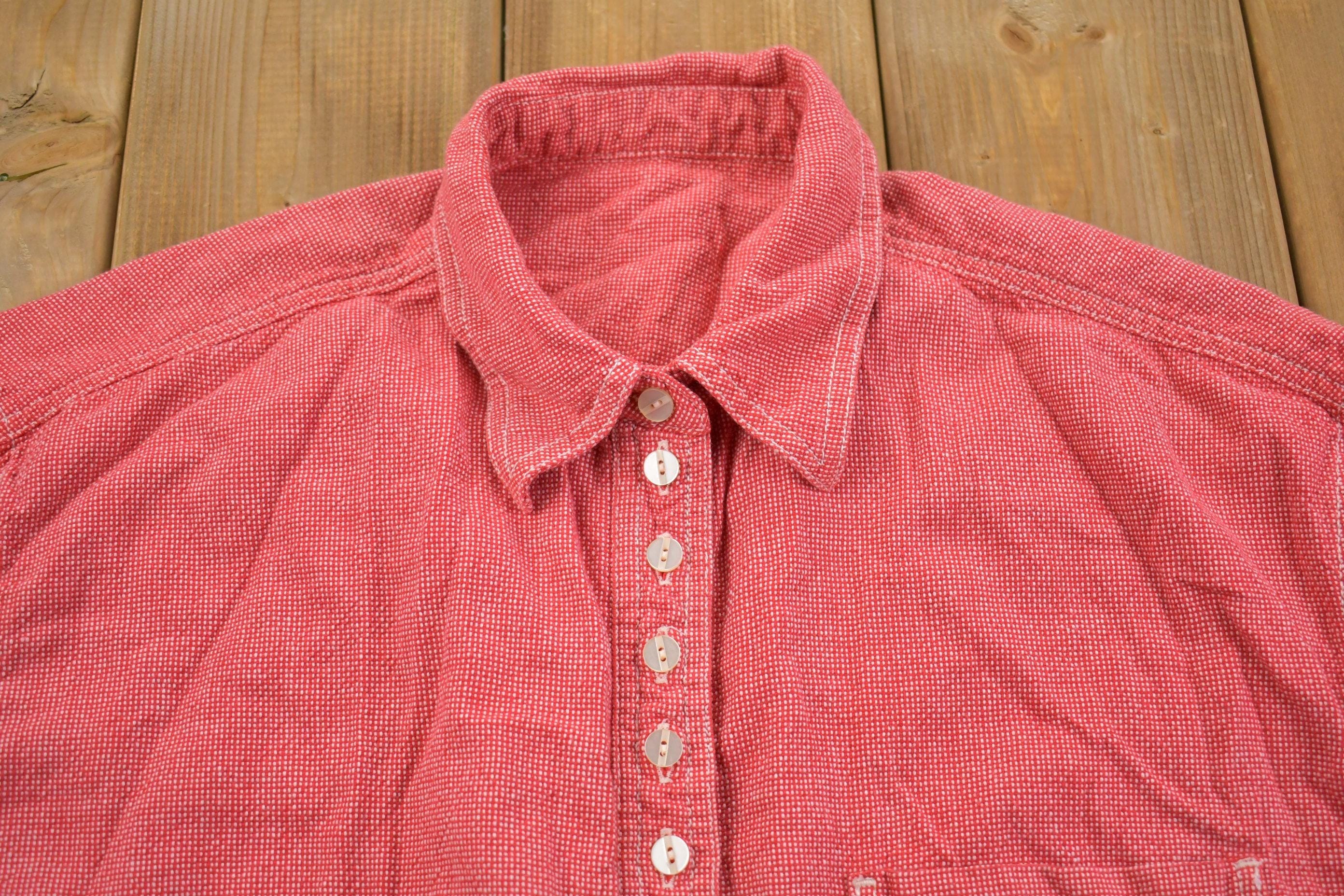 Vintage 1980s Levis Western Style Button Up Rodeo Shirt Men's Large - Image 4