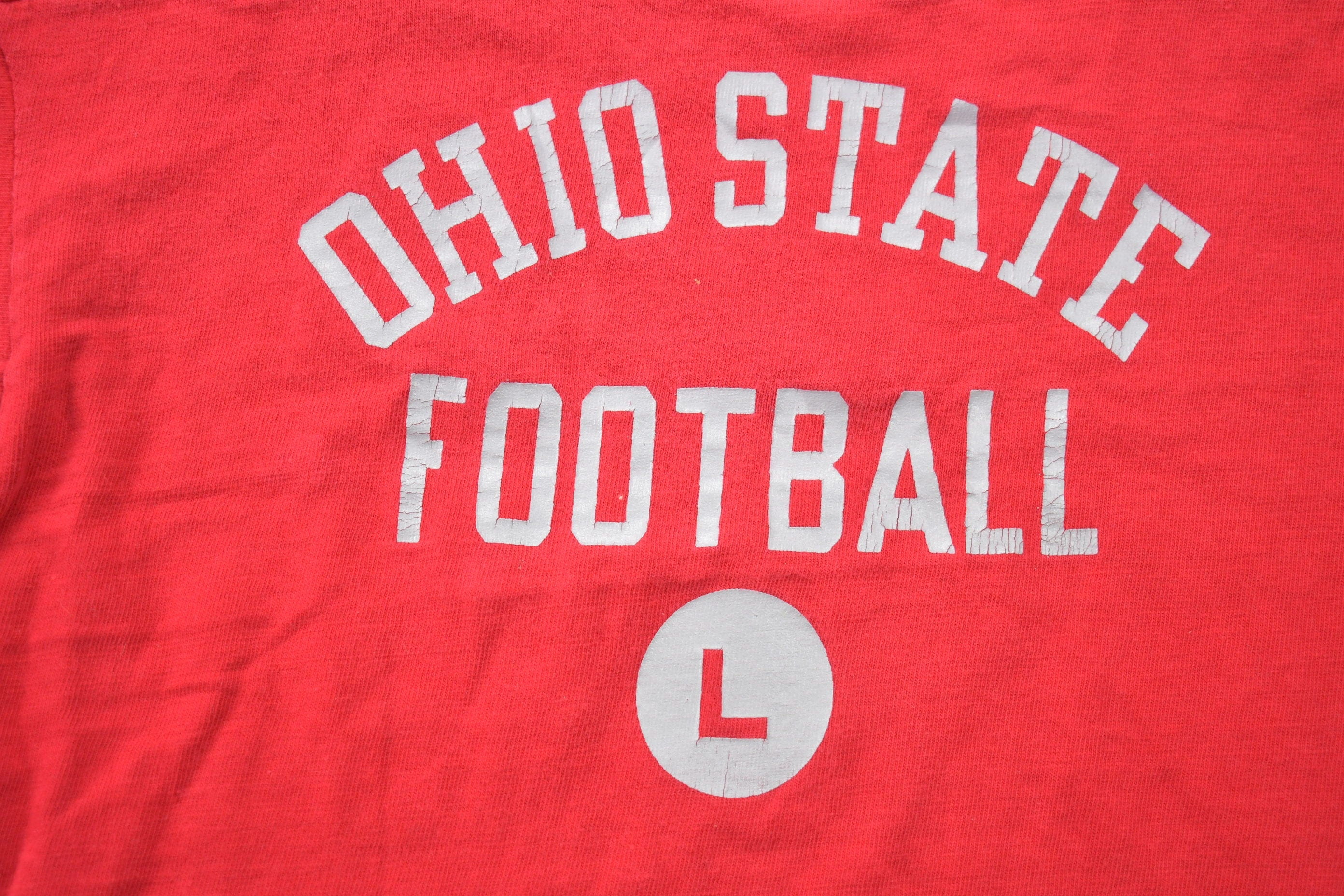 Vintage 1980s Ohio State Football Collegiate Champion Long Sleeve T Shirt Men's S - Image 3