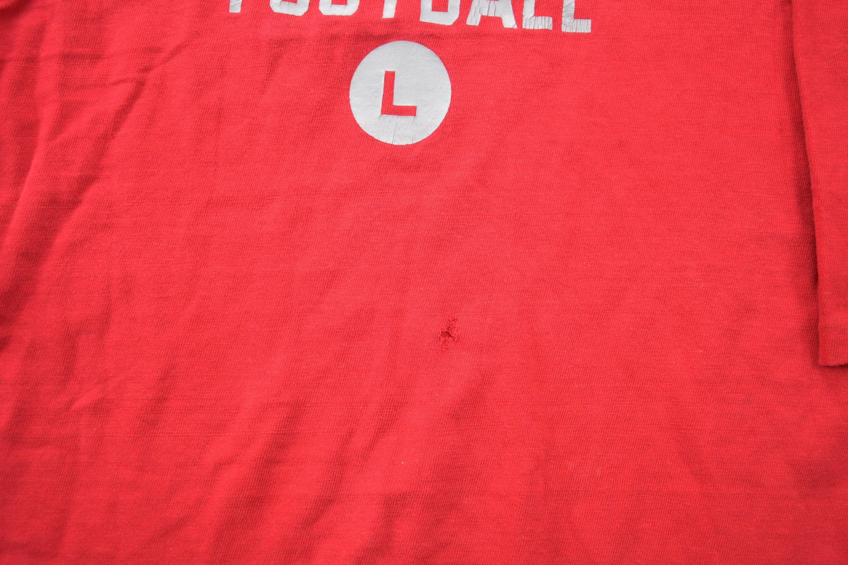 Vintage 1980s Ohio State Football Collegiate Champion Long Sleeve T Shirt Men's S - Image 4