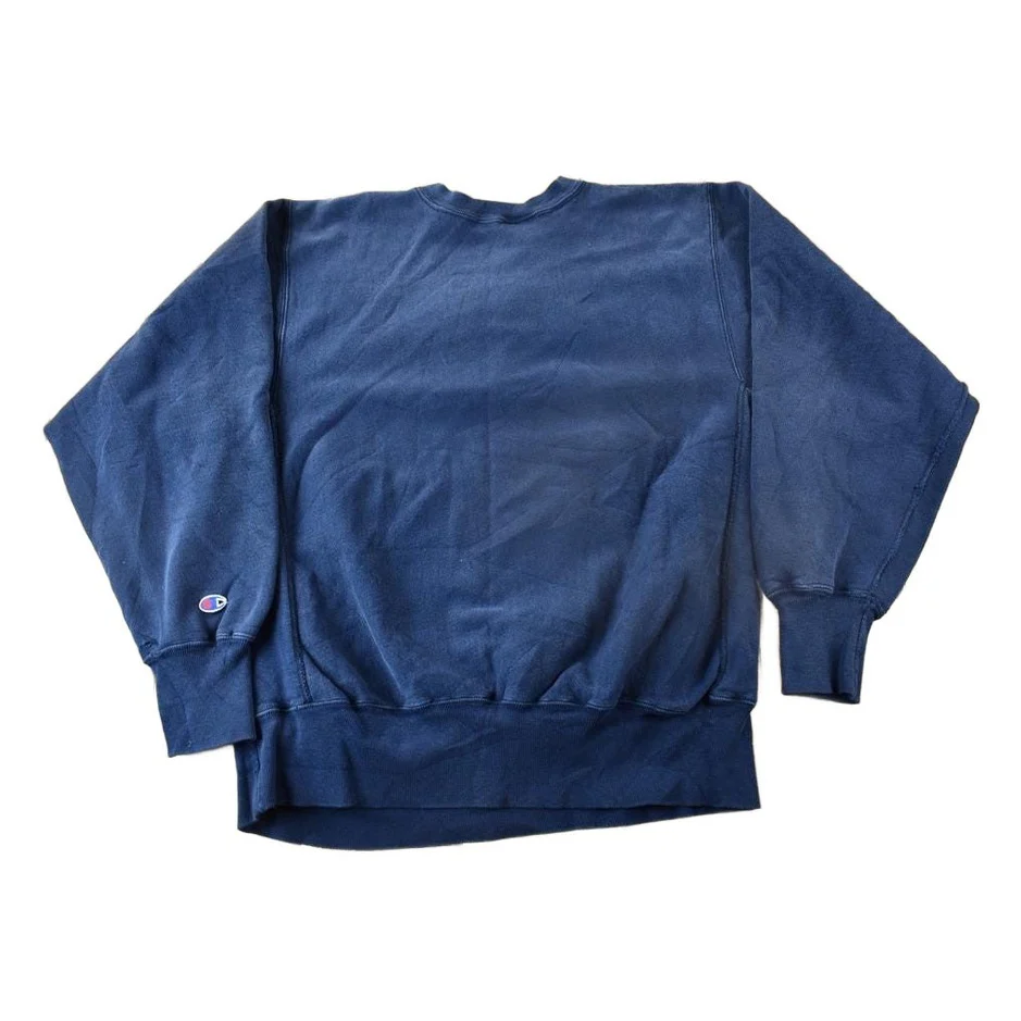 Vintage 1980s Penn State University Champion Reverse Weave Warmup Crewneck Men's Large - Image 2
