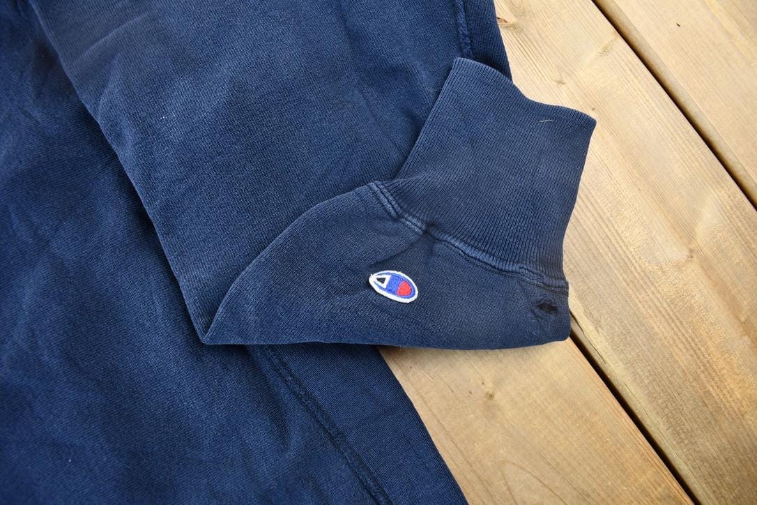 Vintage 1980s Penn State University Champion Reverse Weave Warmup Crewneck Men's Large - Image 5