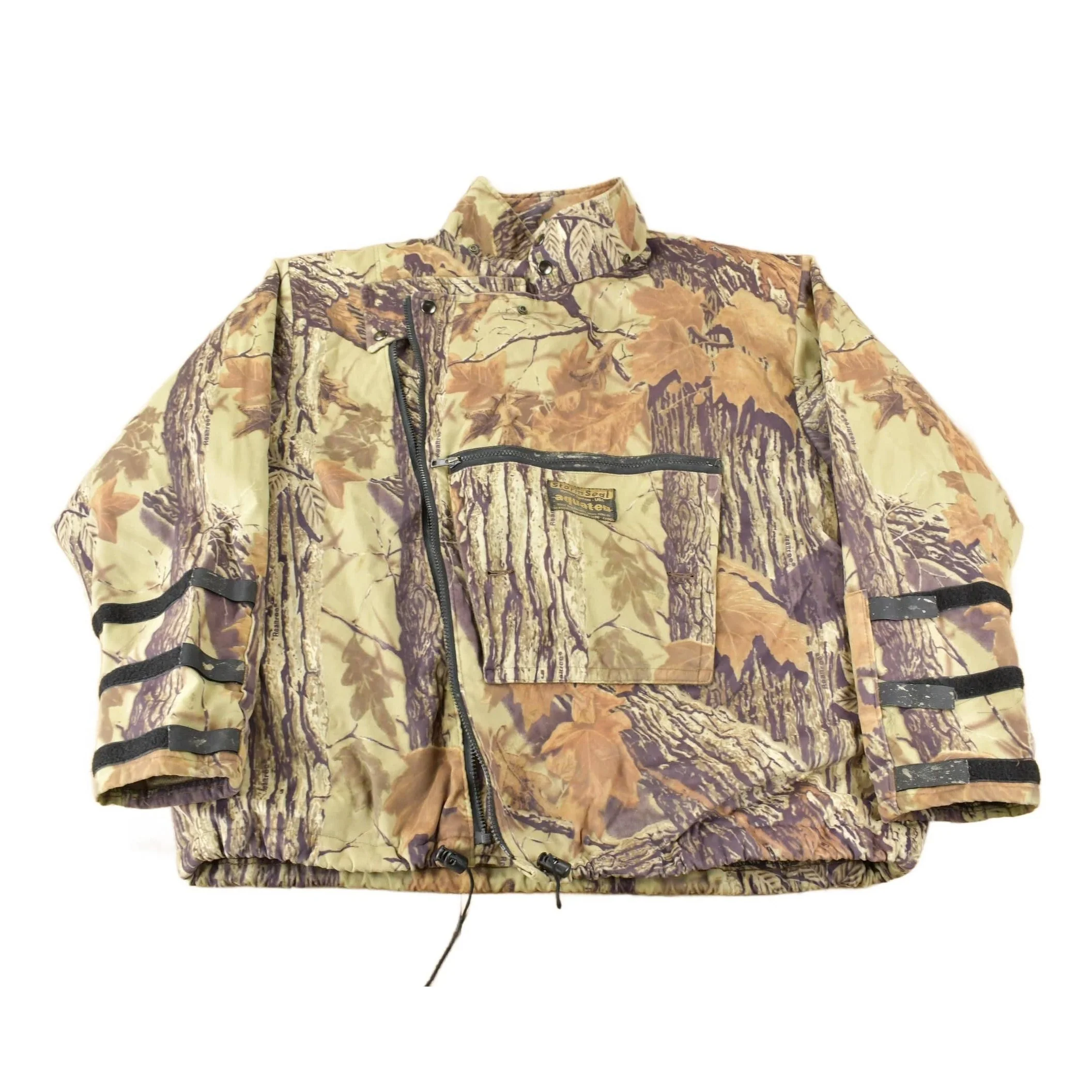 Vintage 1980s Real Tree Camo Sport Cheif Fleece Lined Jacket Men's 2XL
