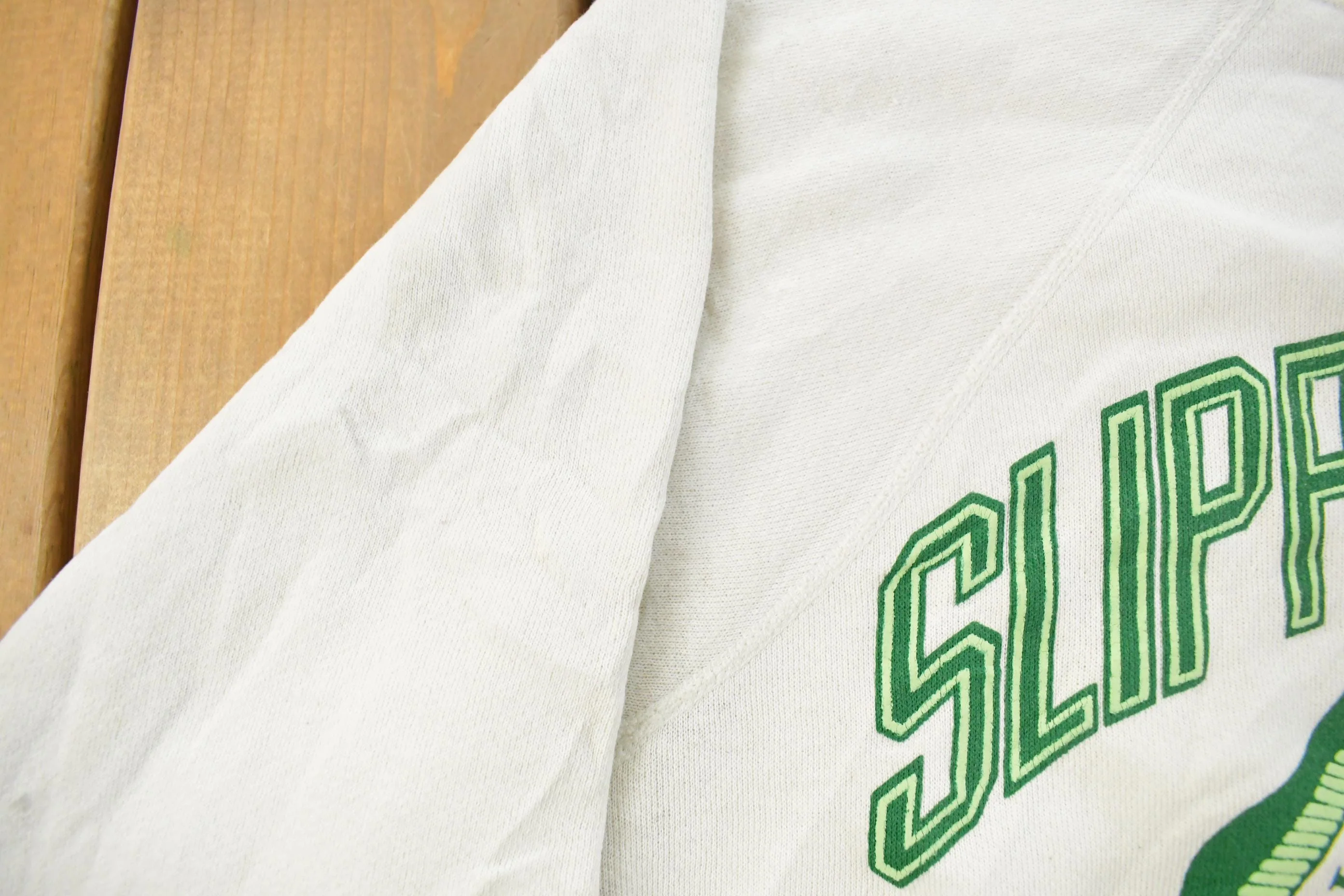 Vintage 1980s Slippery Rock University Crewneck Sweatshirt Men's Medium - Image 5