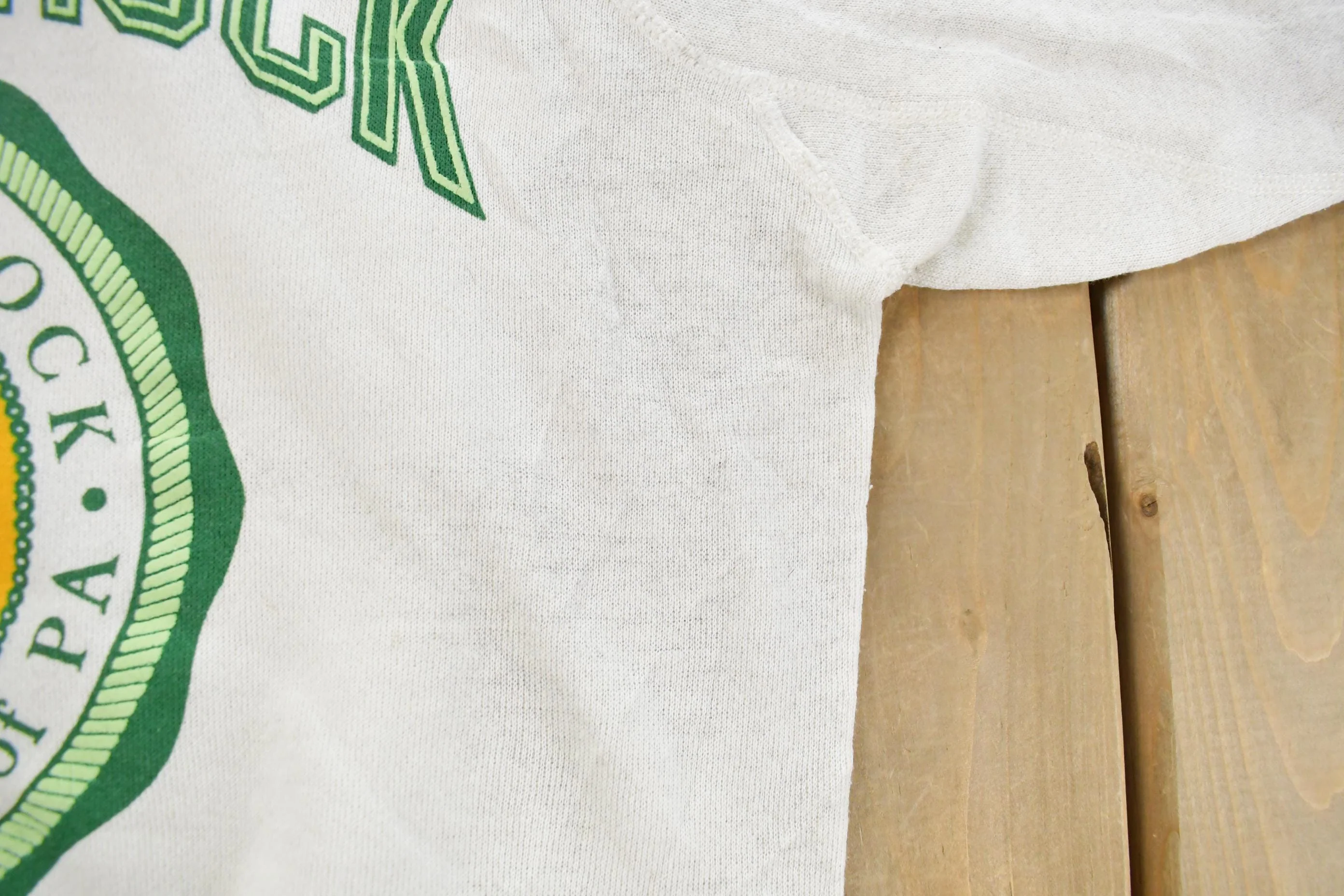 Vintage 1980s Slippery Rock University Crewneck Sweatshirt Men's Medium - Image 7
