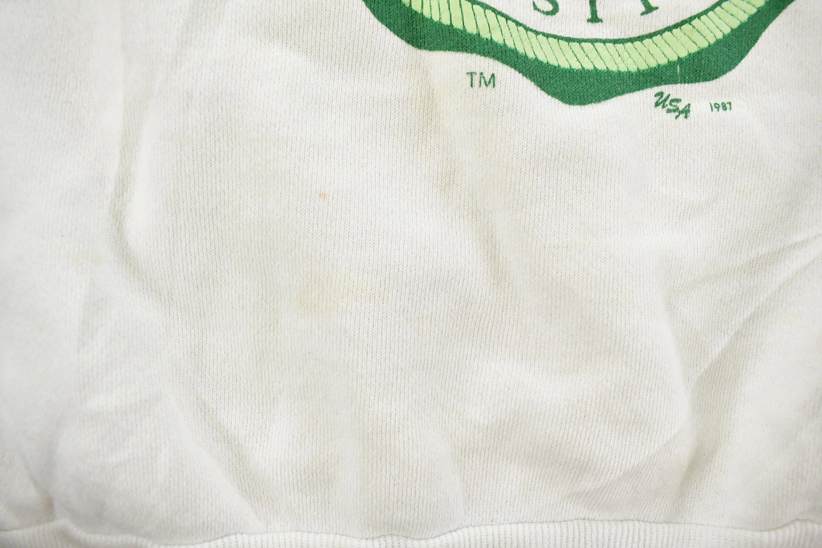 Vintage 1980s Slippery Rock University Crewneck Sweatshirt Men's Medium - Image 8