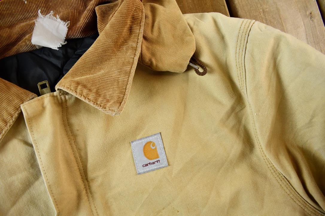 Vintage 1980s Traditional Carhartt Work Coat Men's XL - Image 3