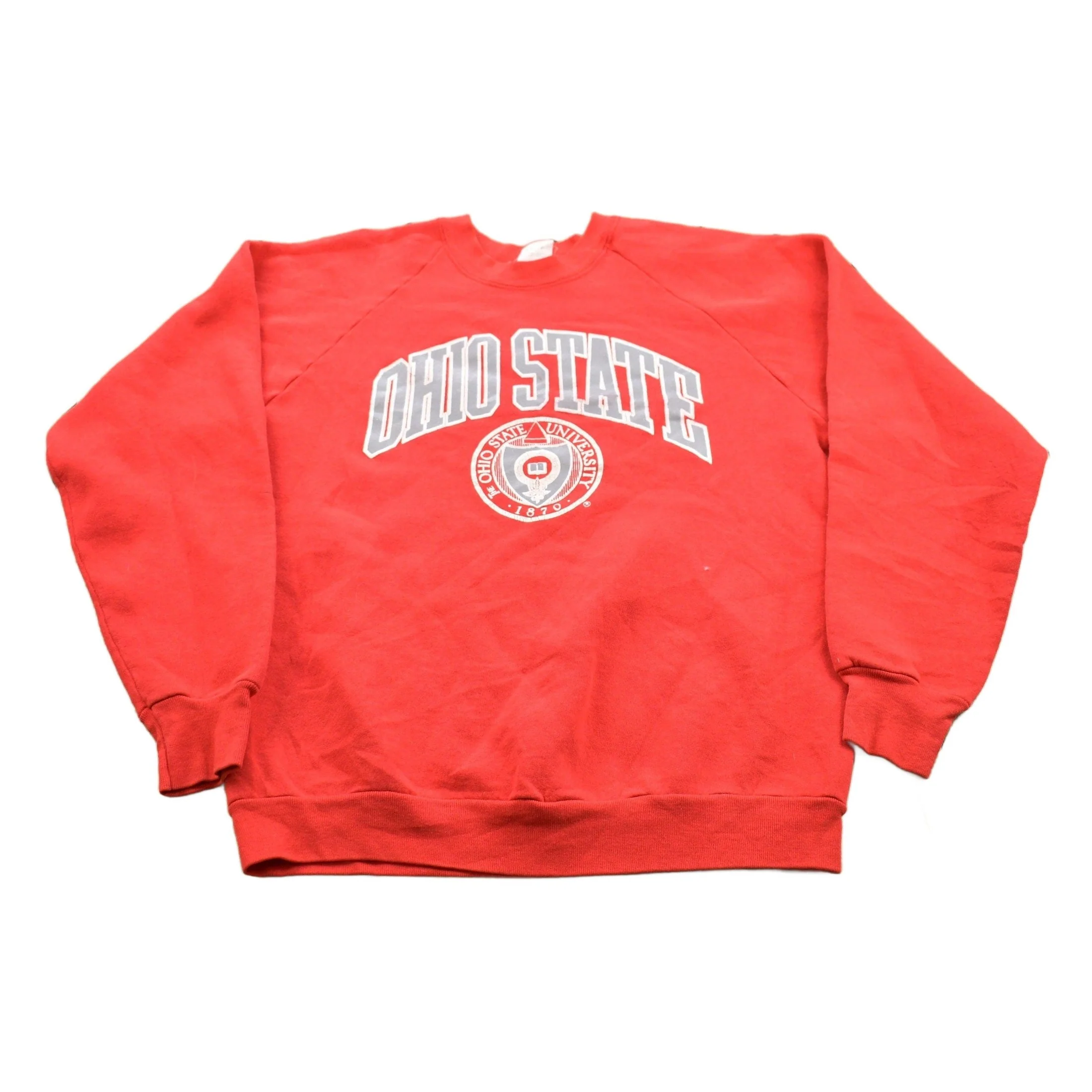 Vintage 1980s University of Ohio State Buckeyes Graphic Collegiate Crewneck Men's M