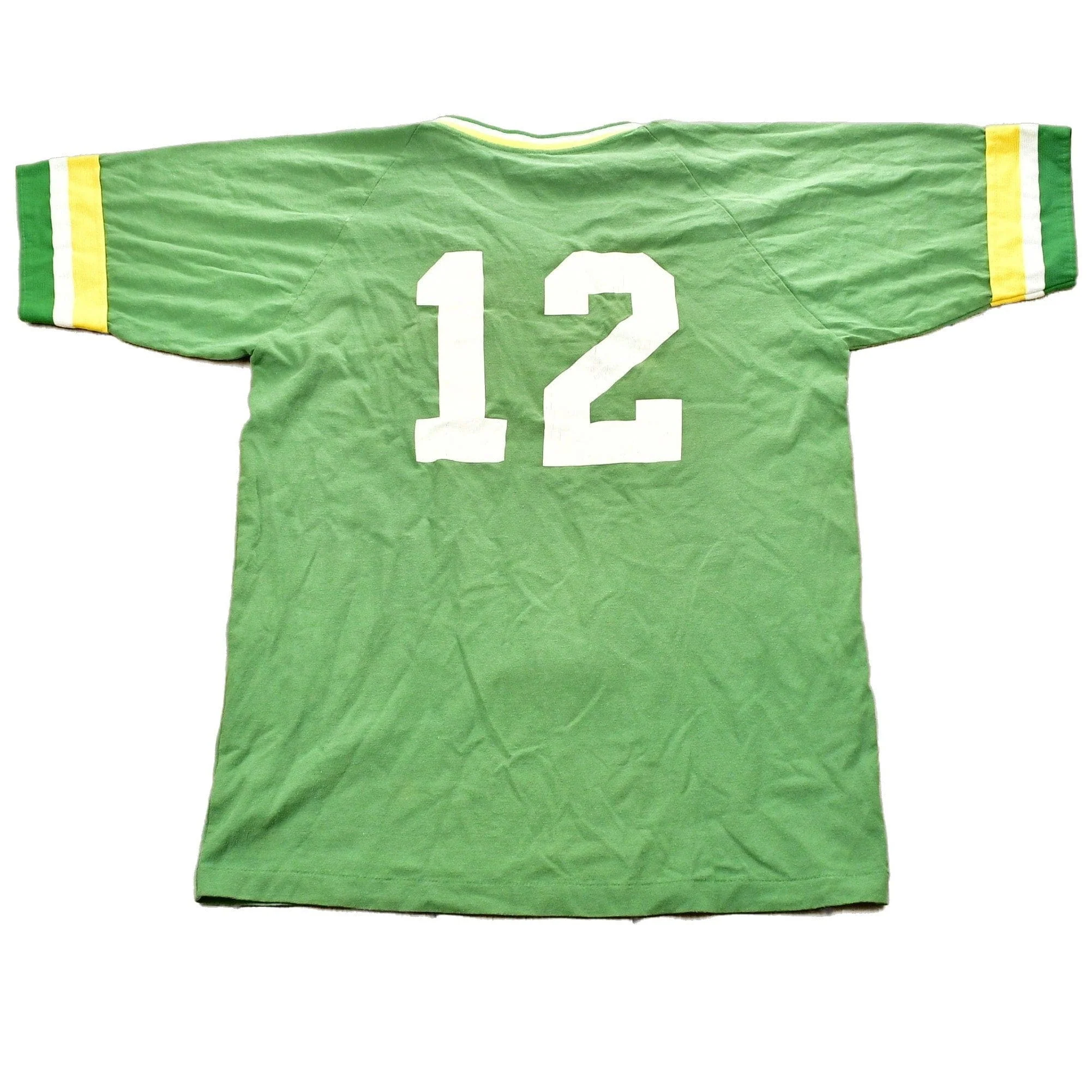 Vintage 1980s University of Quaker State Collegiate Ringer T-Shirt Men's Medium - Image 2