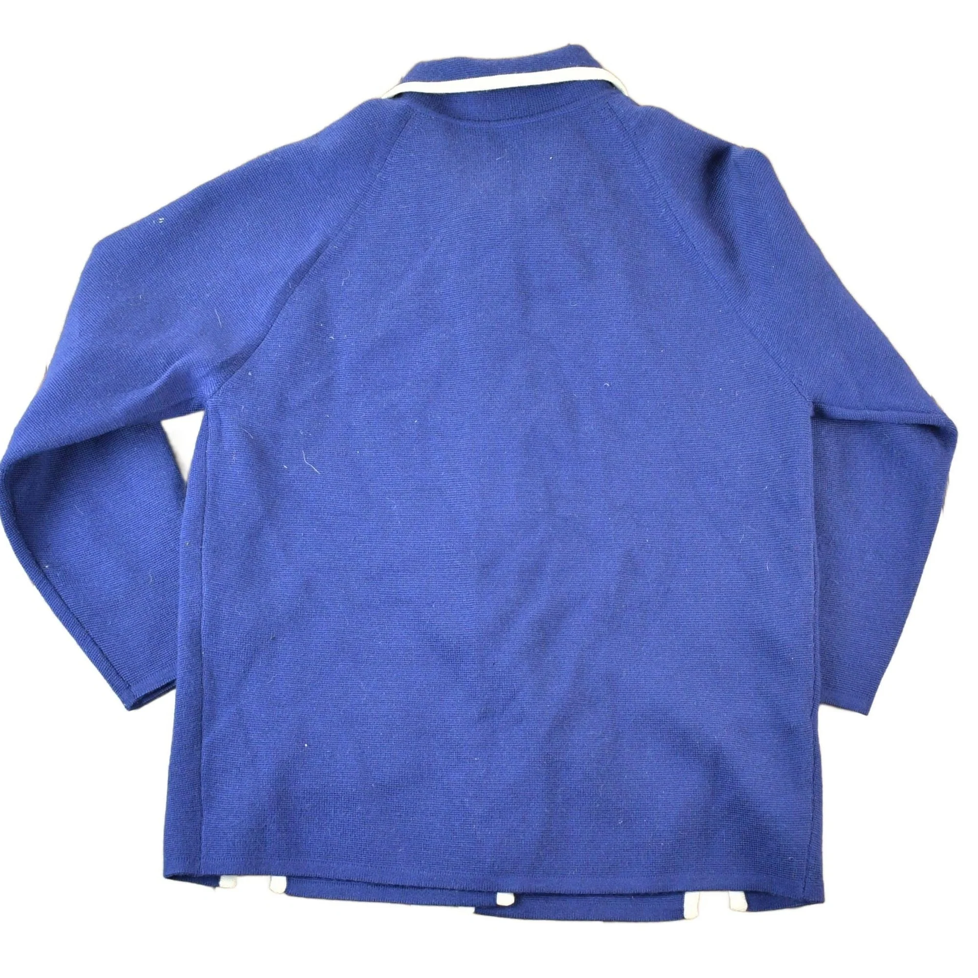 Vintage 1980s Verdi Mantova Wool Knit Cardigan Sweater Women's Medium - Image 2