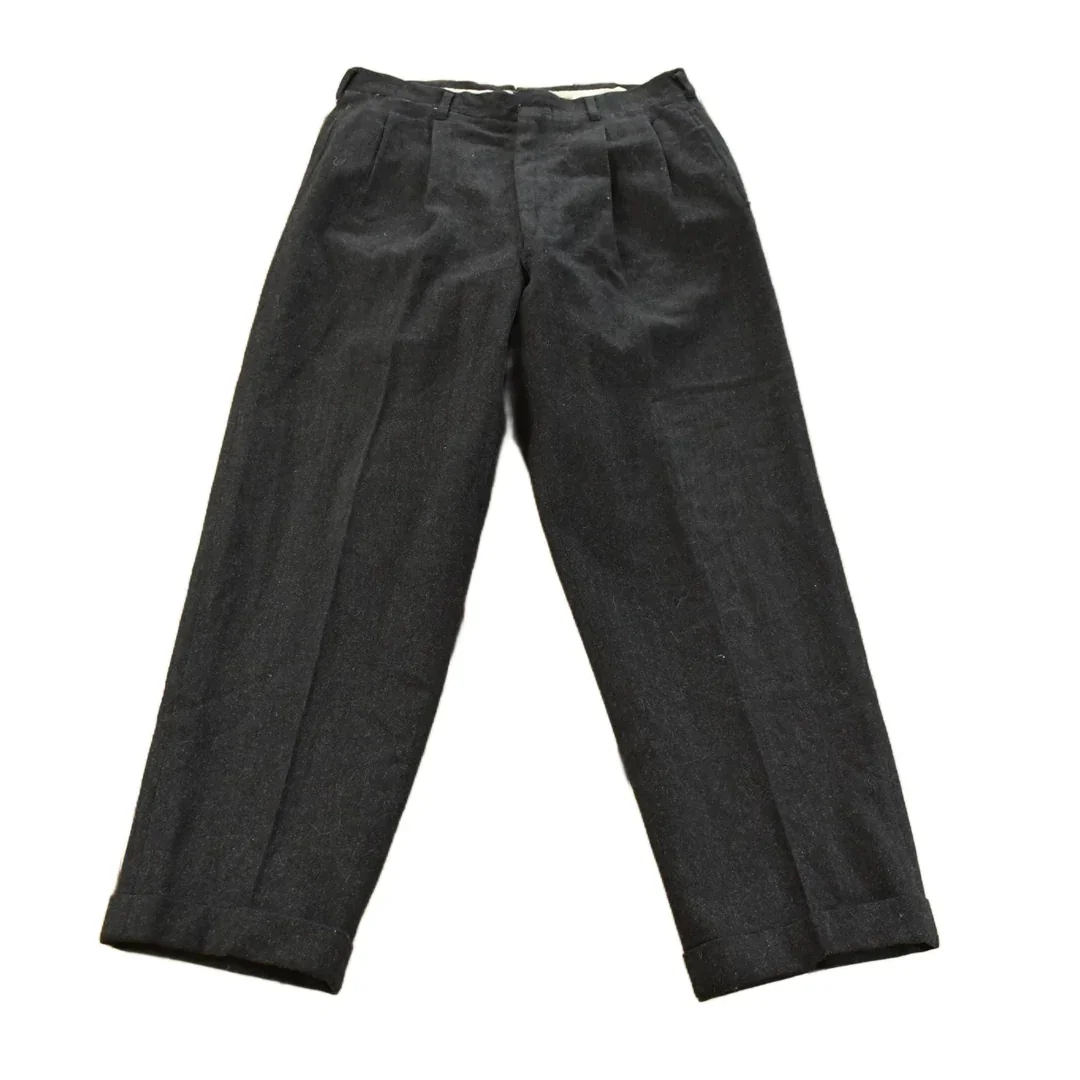 Vintage 1980s Wool Trousers Pants Men's 31 x 26