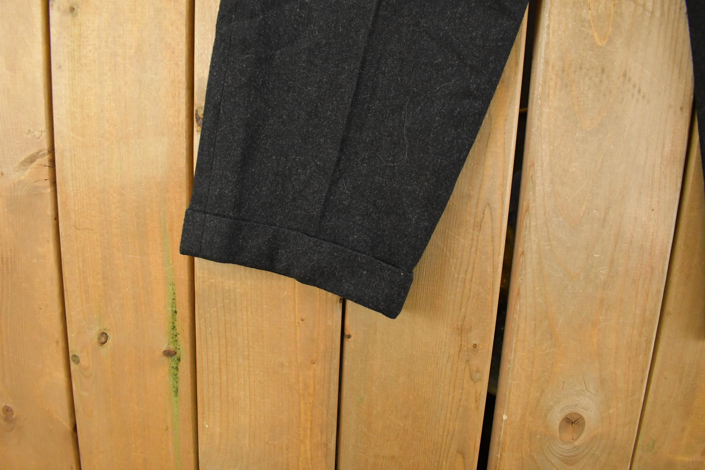 Vintage 1980s Wool Trousers Pants Men's 31 x 26 - Image 3