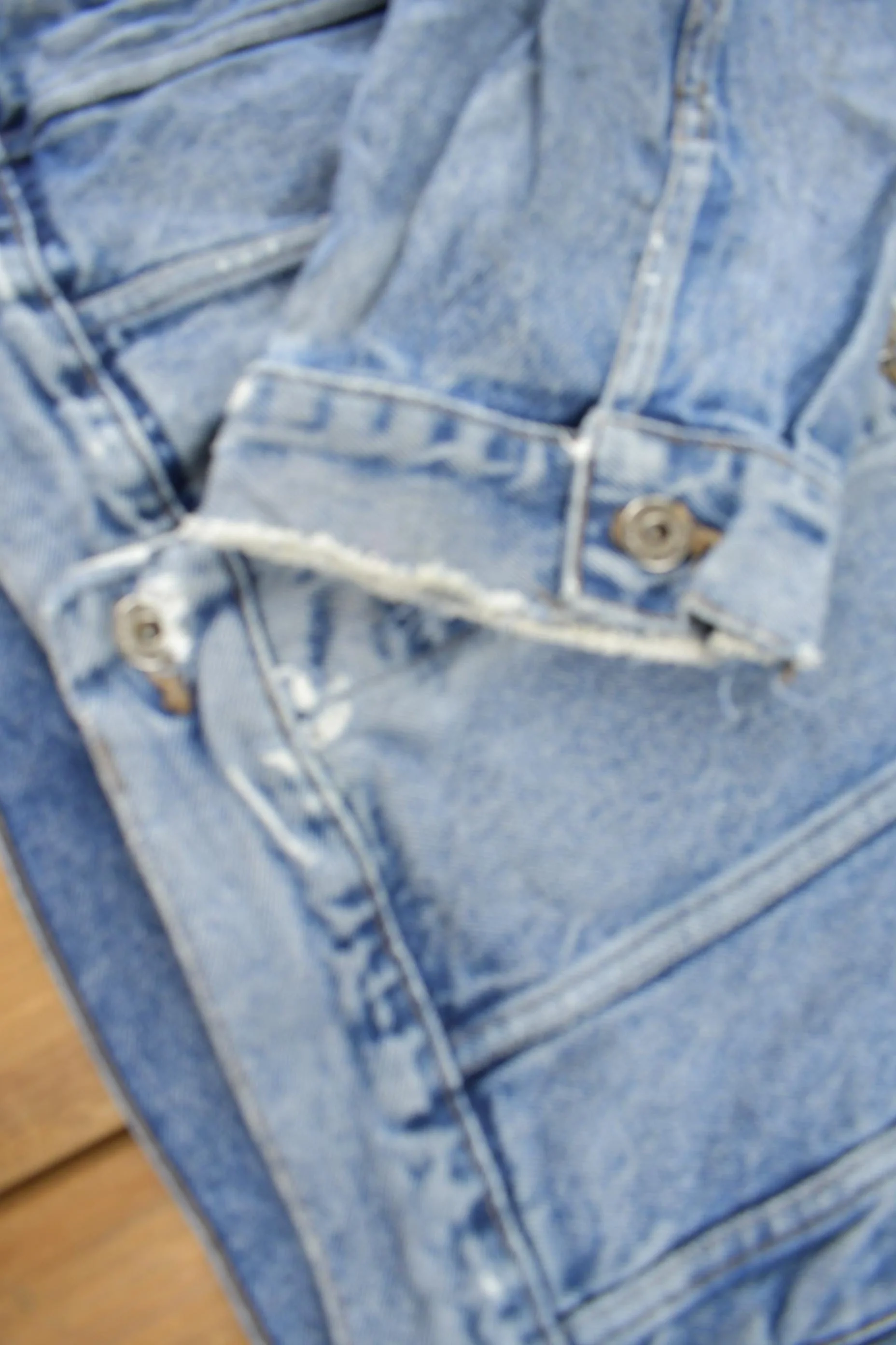 Vintage 1980s Wrangler Hero Light Wash Jean Jacket Men's 2XL - Image 3