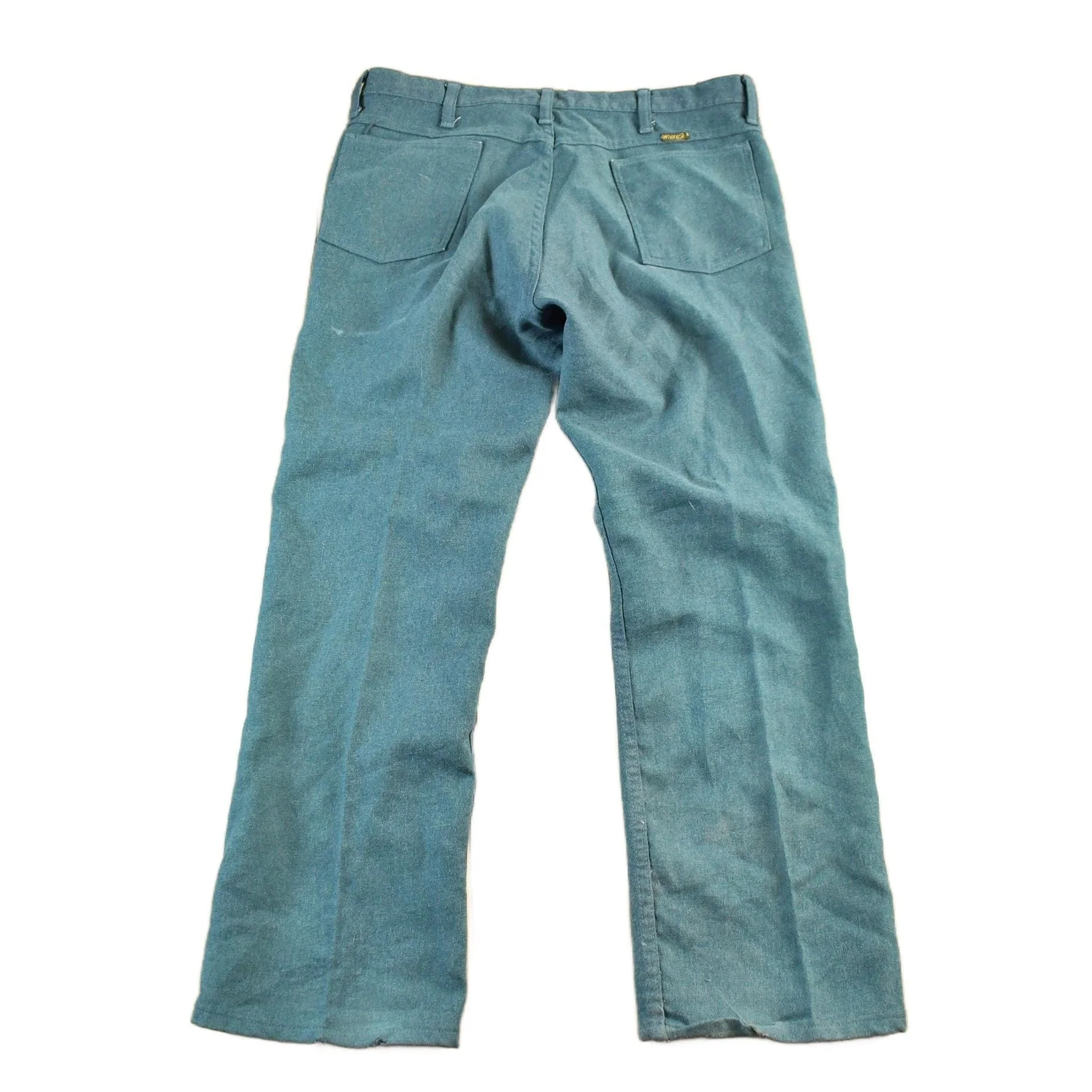 Vintage 1980s Wrangler Rancher Denim Jeans Men's 34 x 29 - Image 2