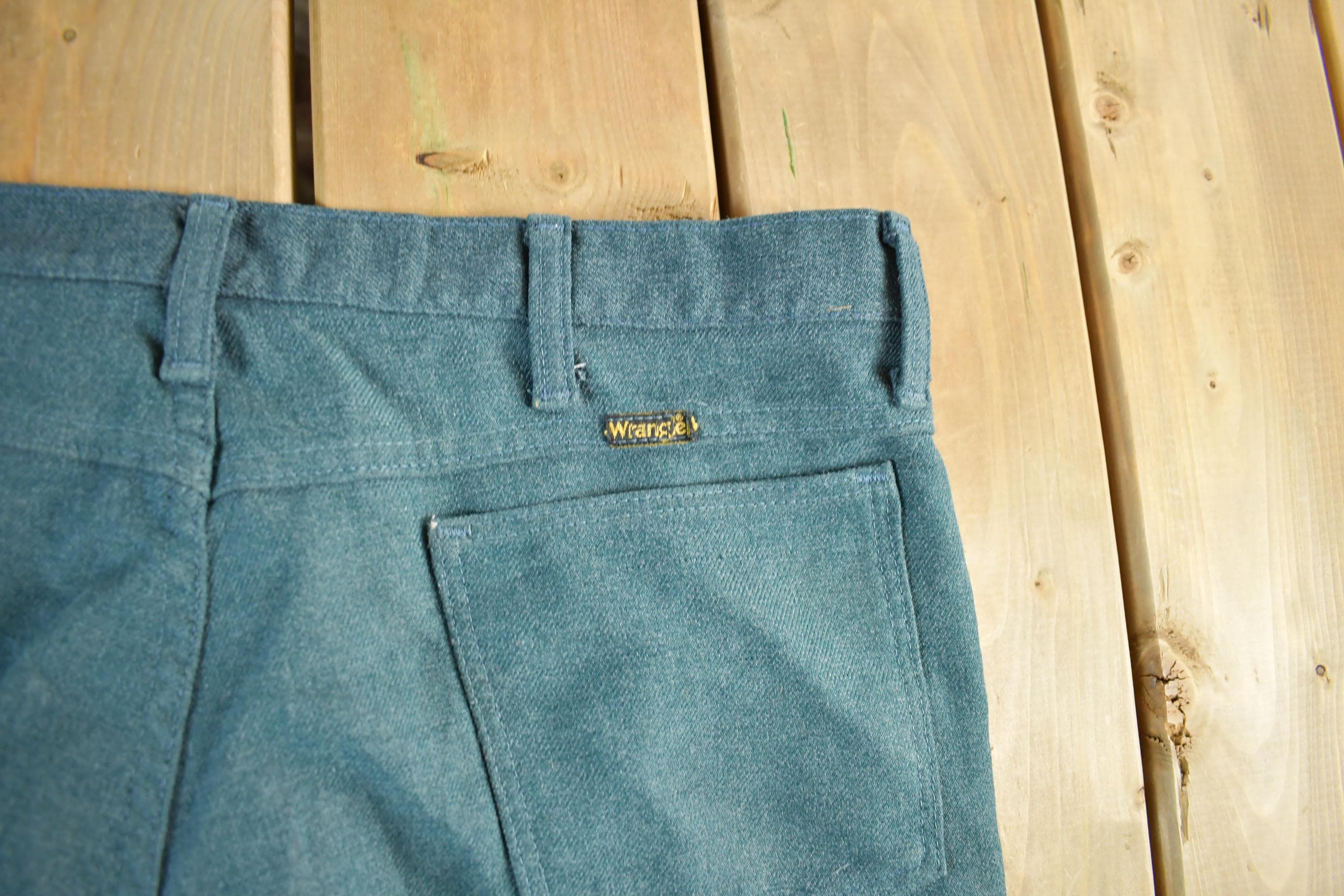 Vintage 1980s Wrangler Rancher Denim Jeans Men's 34 x 29 - Image 6