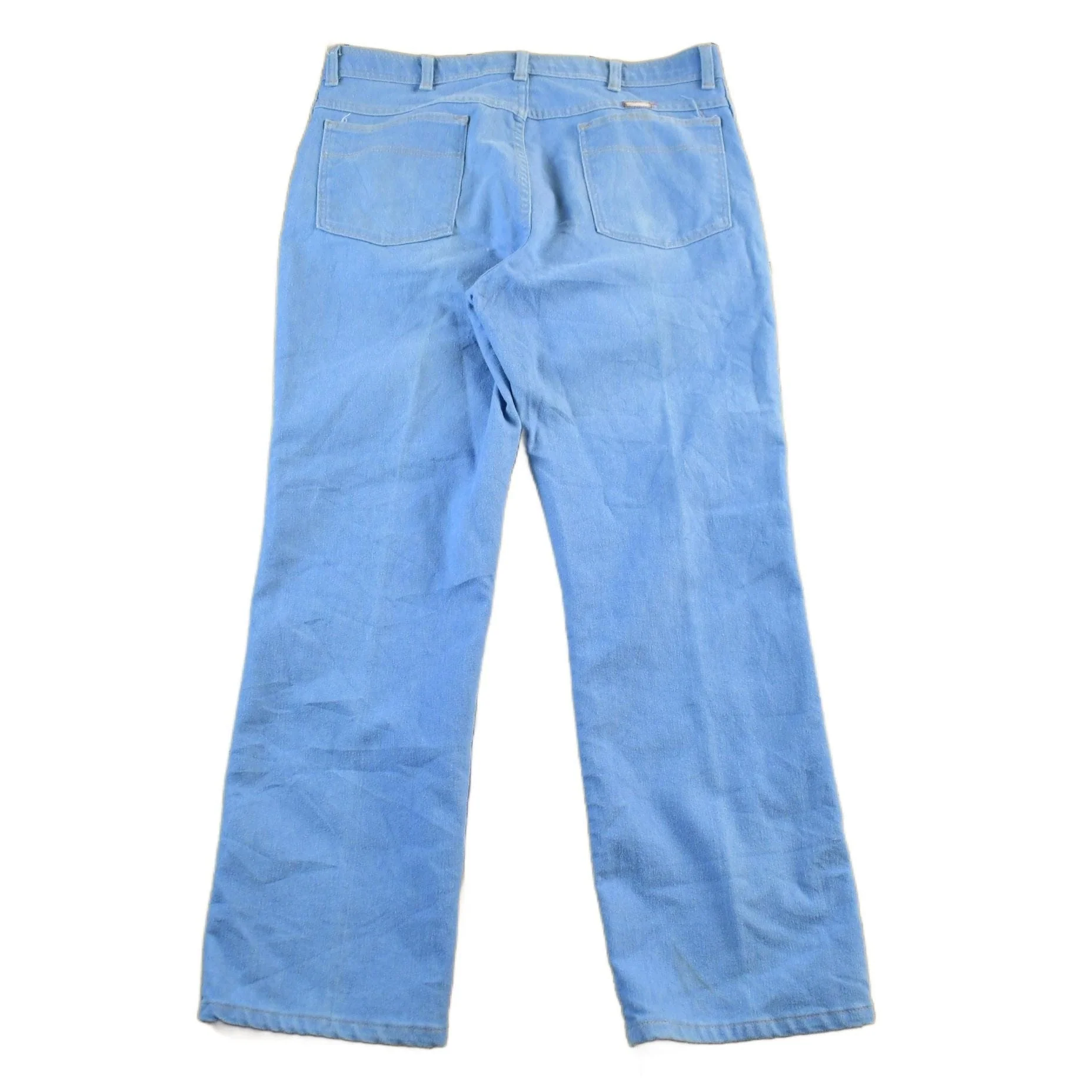 Vintage 1980s Wrangler Rancher Denim Jeans Men's 35 X 29 - Image 2