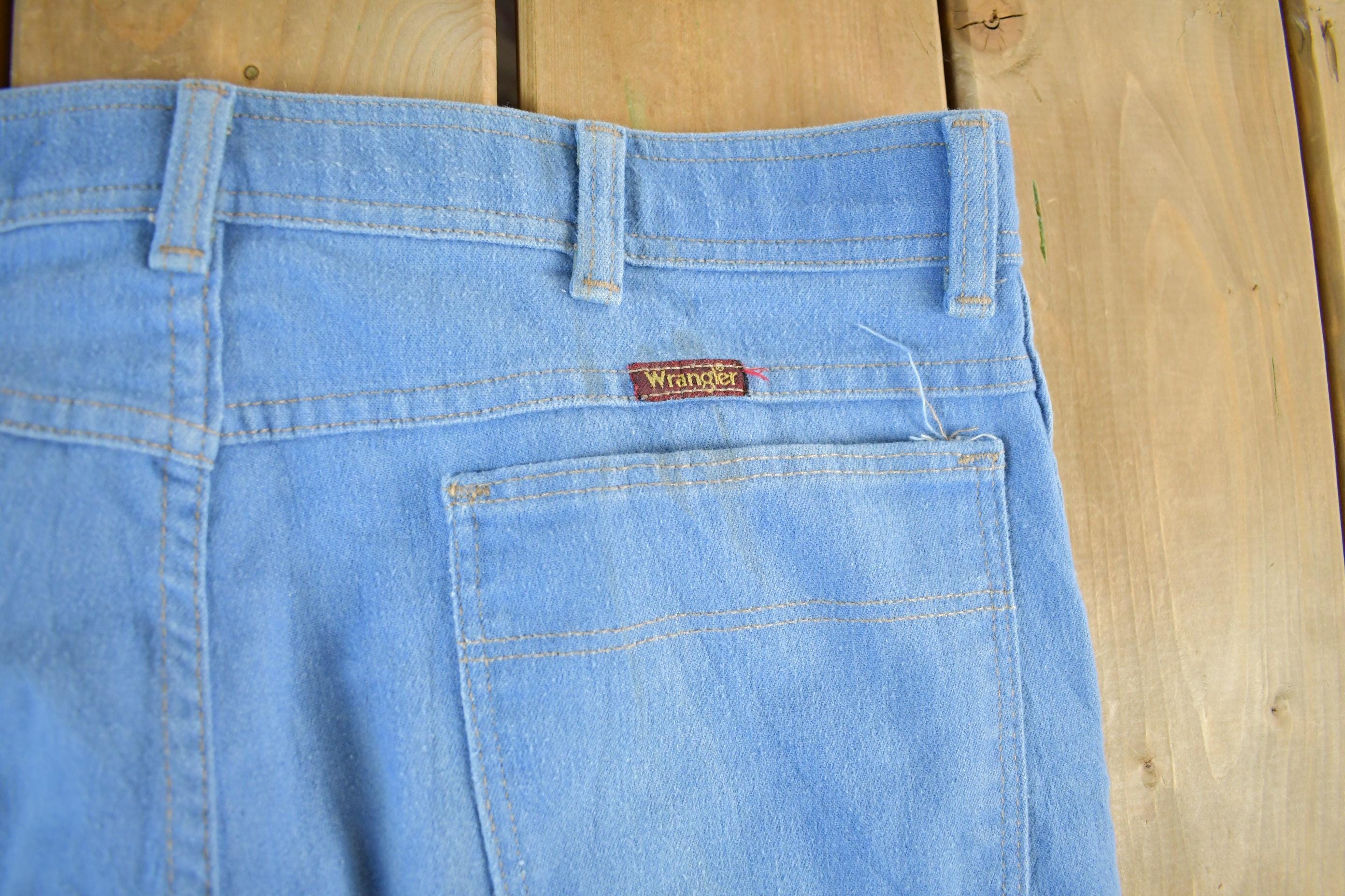 Vintage 1980s Wrangler Rancher Denim Jeans Men's 35 X 29 - Image 5