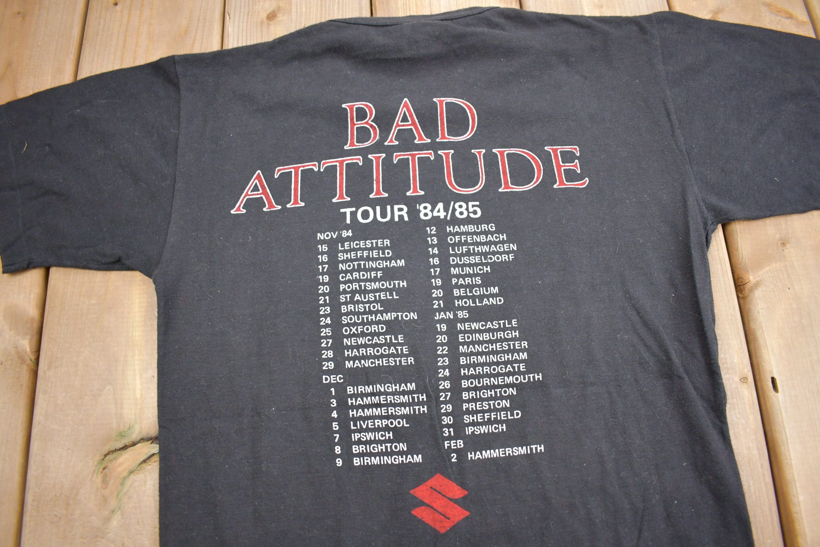 Vintage 1984 Meatloaf Bad Attitude T-Shirt Men's Small - Image 6