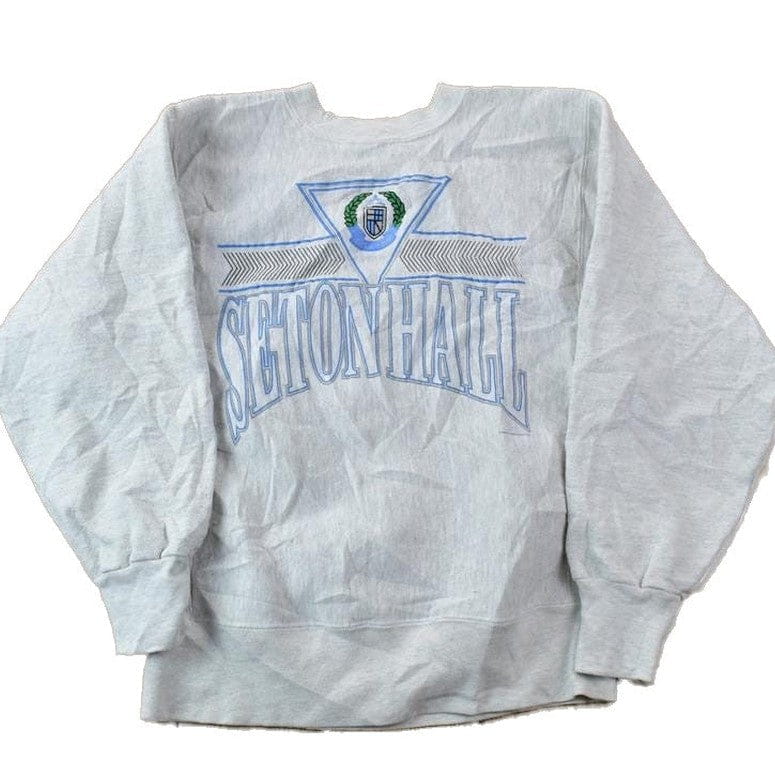 Vintage 1990 Setonhall University Collegiate Crewneck Men's S