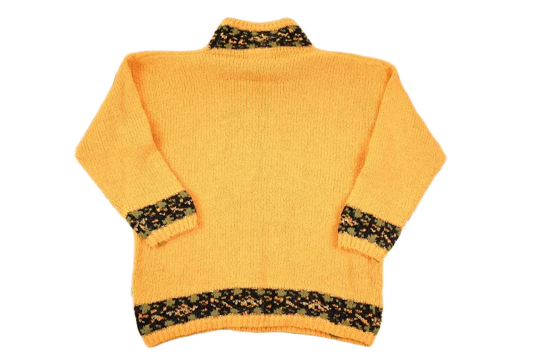 Vintage 1990s Agatha Kelsey Knit Turtleneck Sweater Women's XL - Image 2