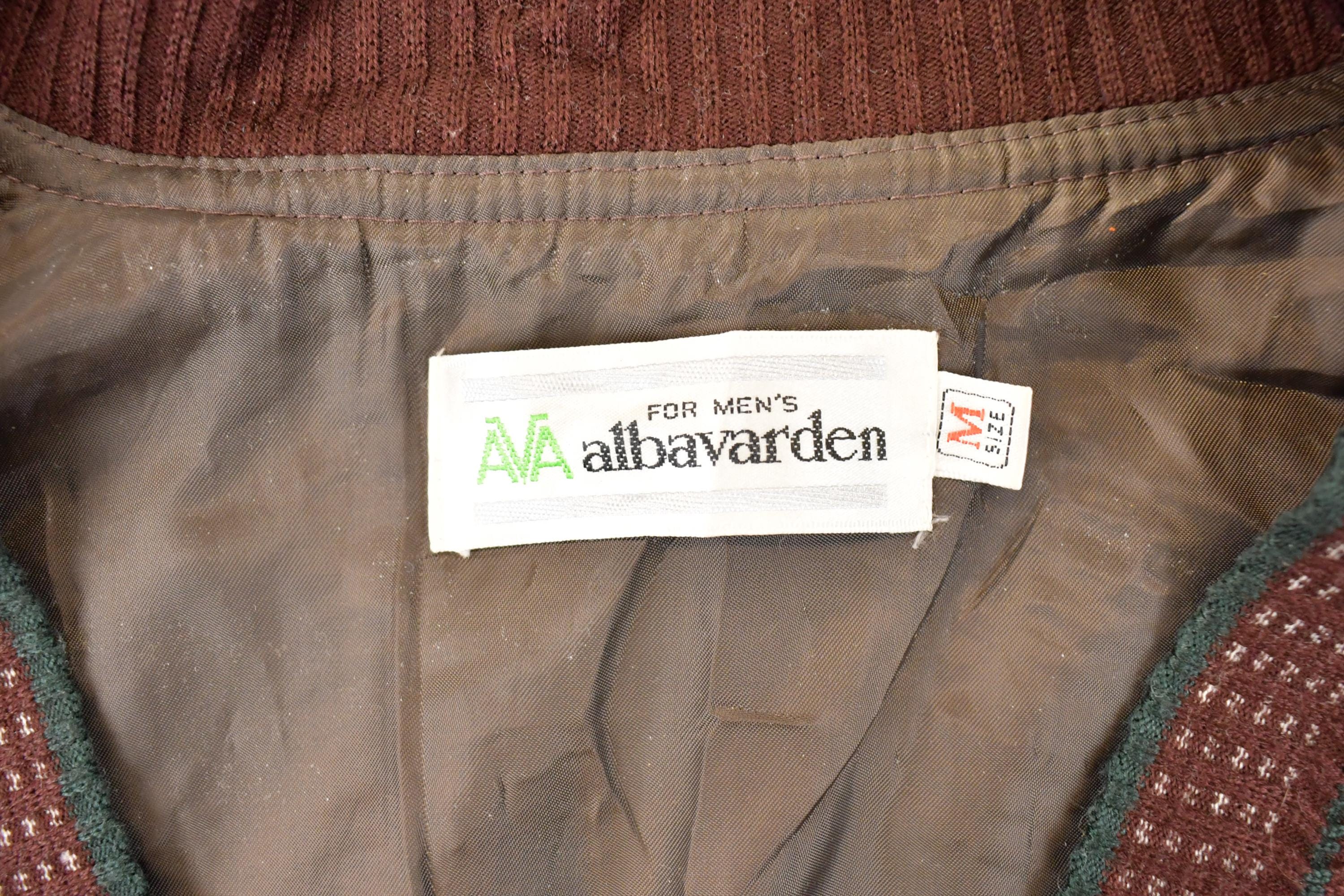 Vintage 1990s Albavarden For Mens Cardigan Sweater Men's M - Image 3