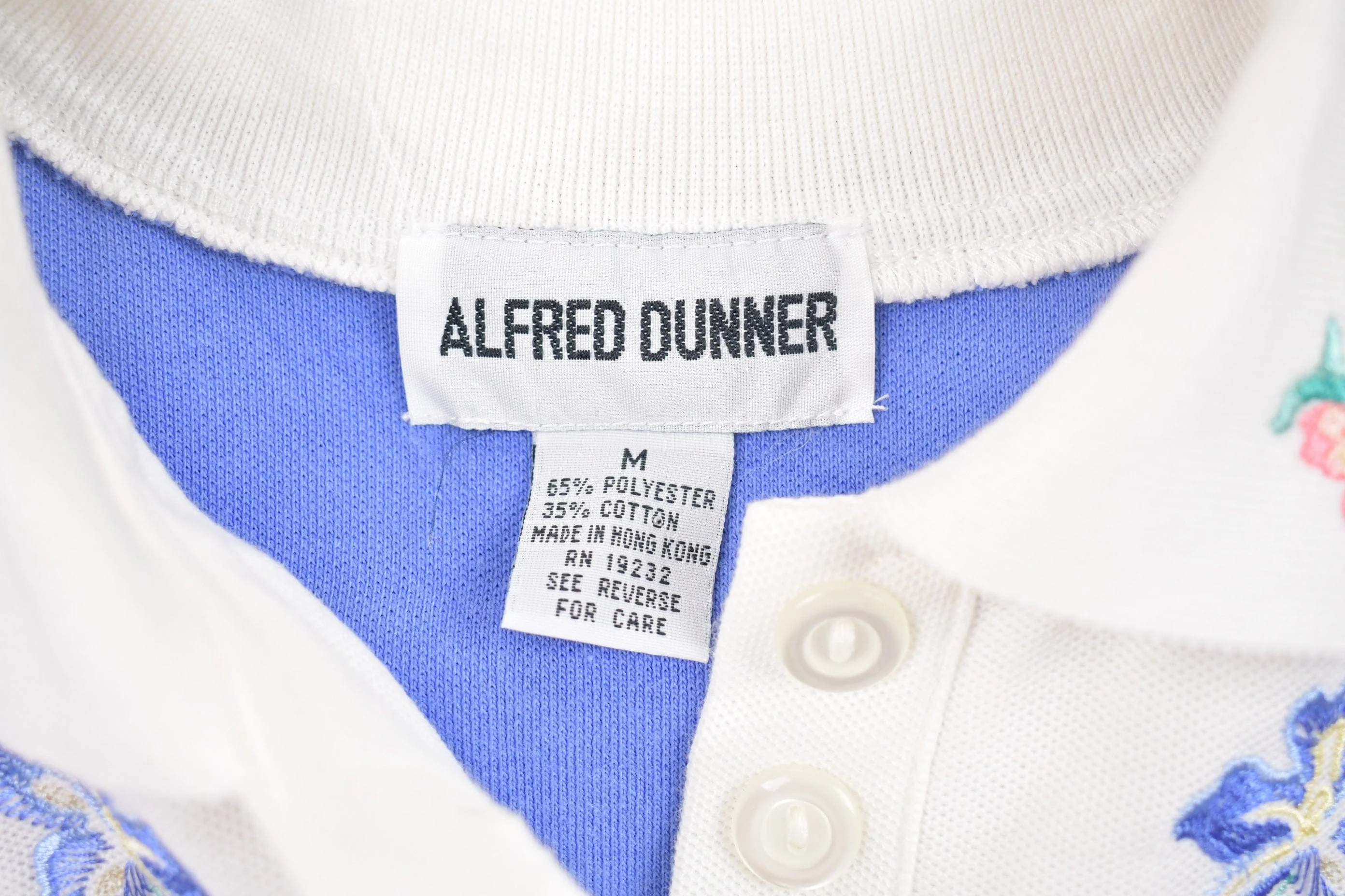 Vintage 1990s Alfred Dunner Floral Collared Shirt Women's M - Image 3