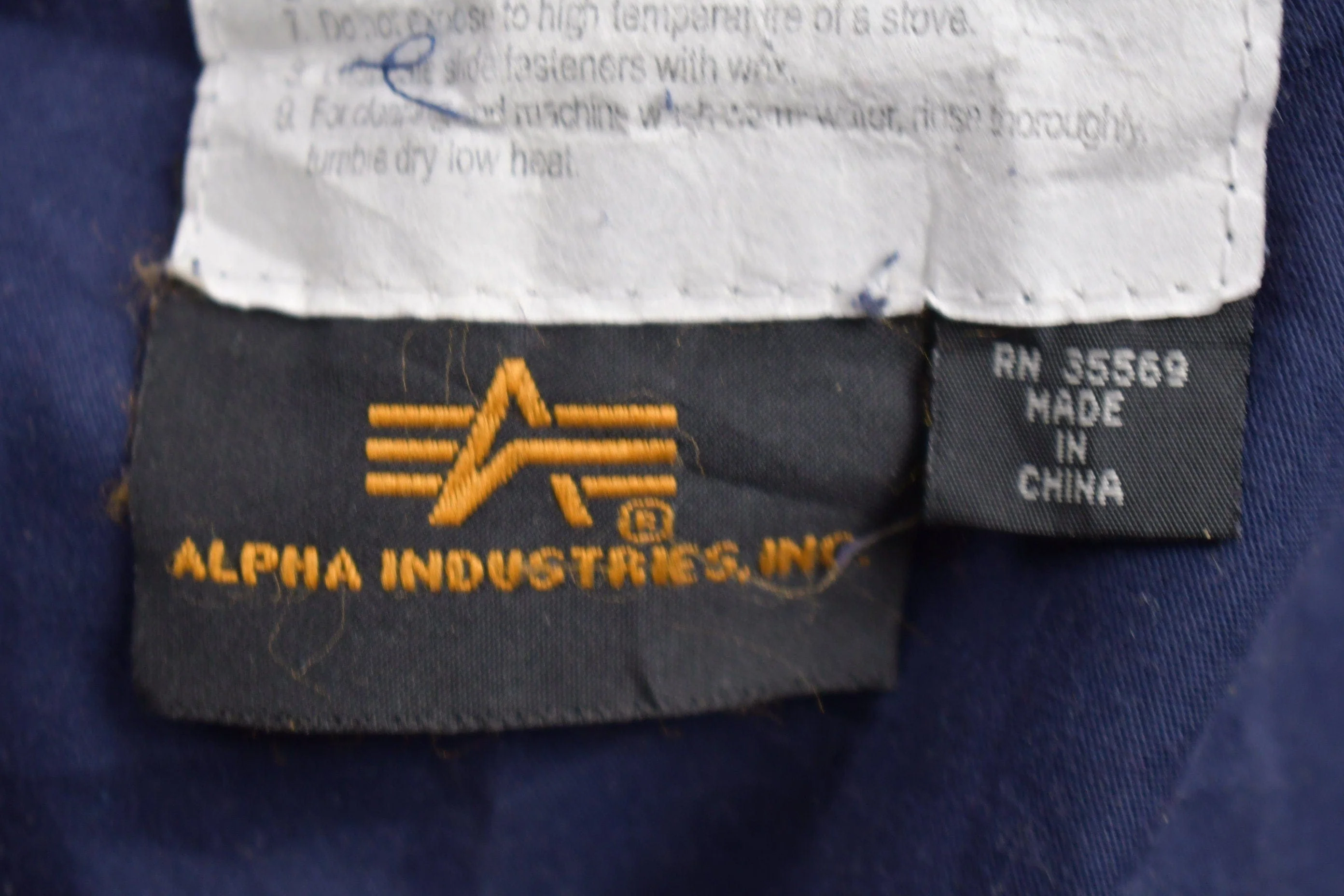 Vintage 1990s Alpha Industries Military Jacket Men's Large - Image 6