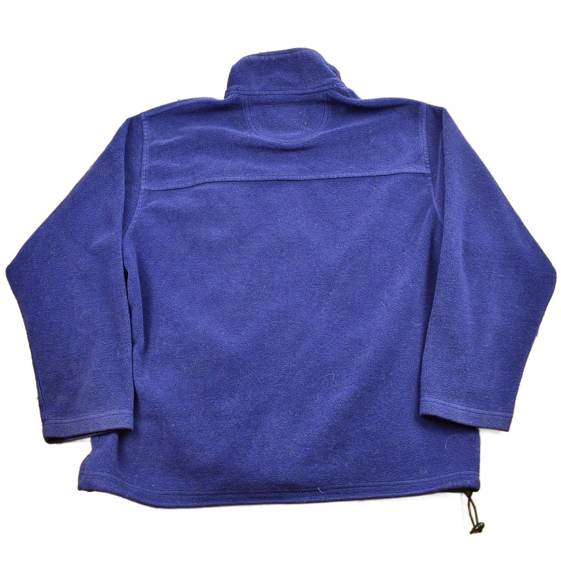 Vintage 1990s Alpine Tek Full Zip Cinch Fleece Sweater Men's Large - Image 2