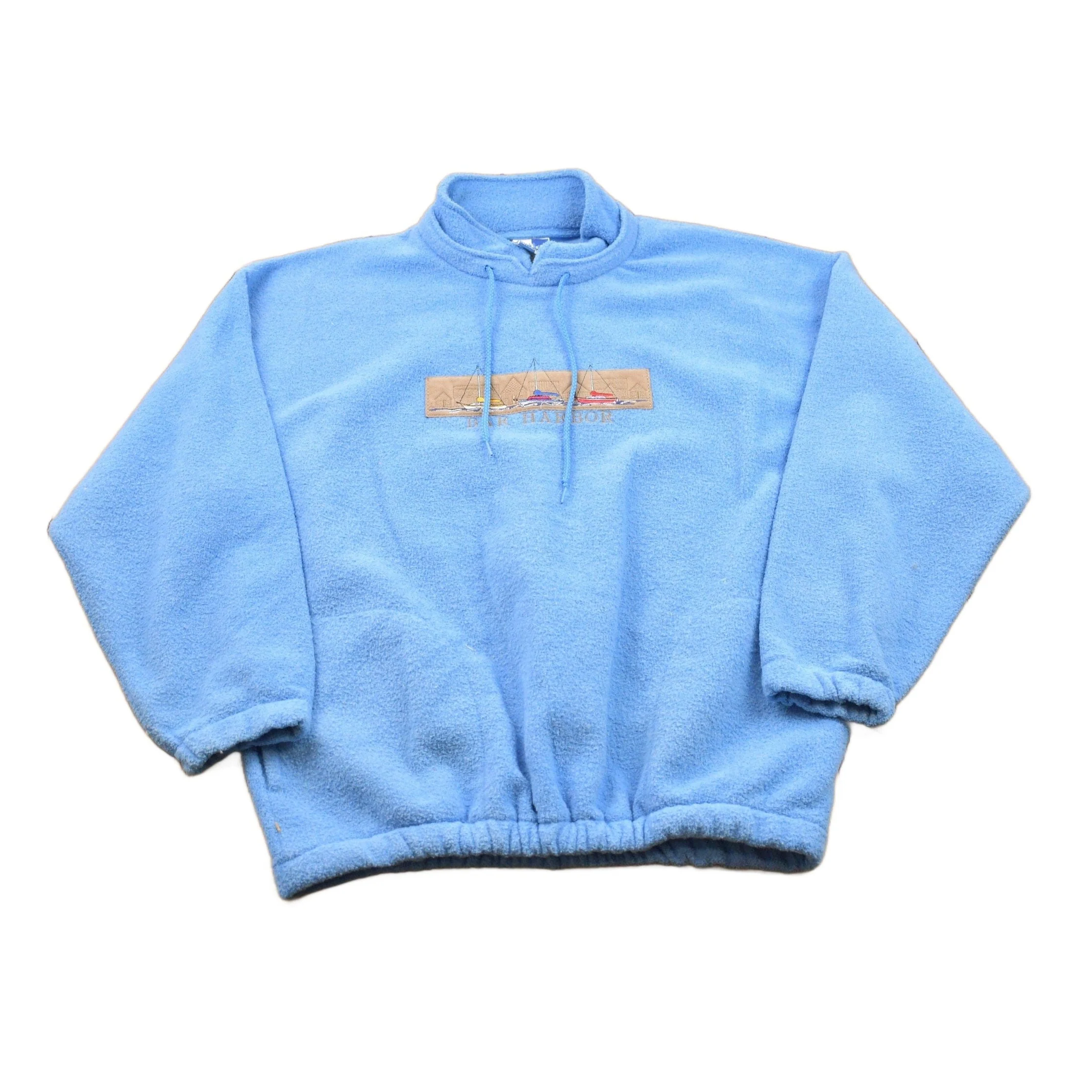 Vintage 1990s Arts Unlimited Bar Harbor Fleece Pullover Sweater Men's XL