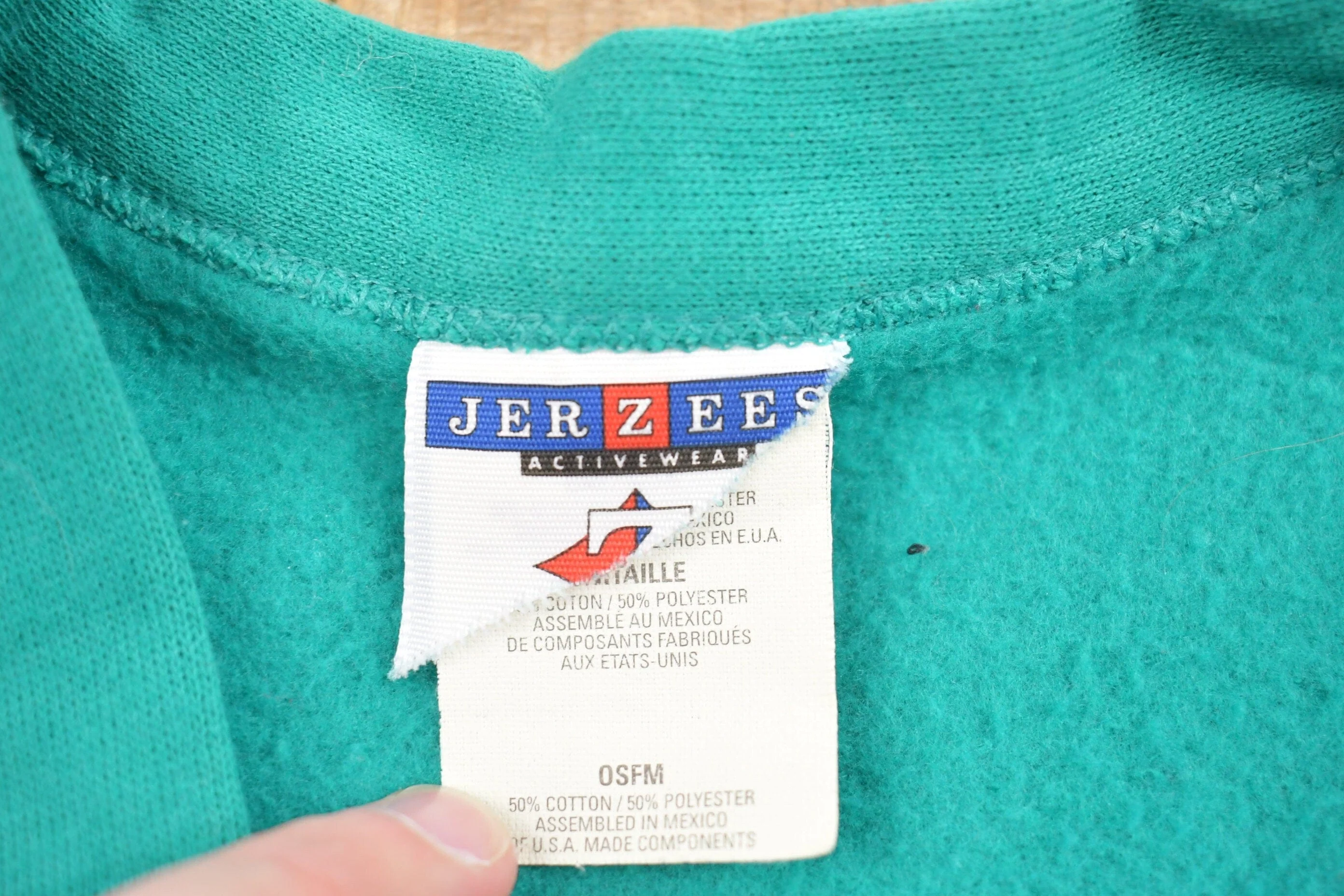 Vintage 1990s Atlantic City New Jersey Cardigan Sweater Men's Medium - Image 3
